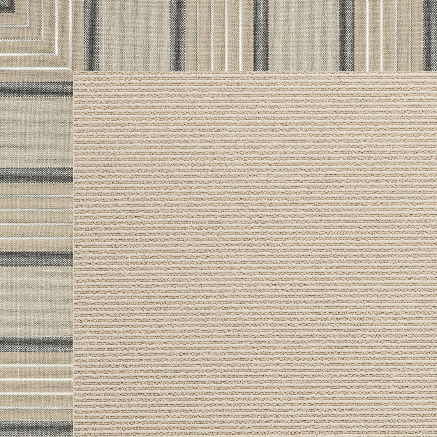 Creative Concepts-Beach Sisal Cove Pebble Indoor/Outdoor Bordere Rectangle image