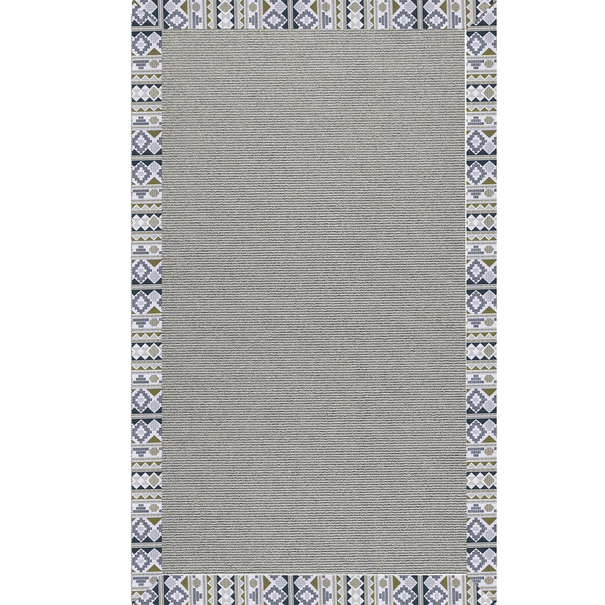 Creative Concepts-Plat Sisal Inca Lime Indoor/Outdoor Bordere Rectangle image