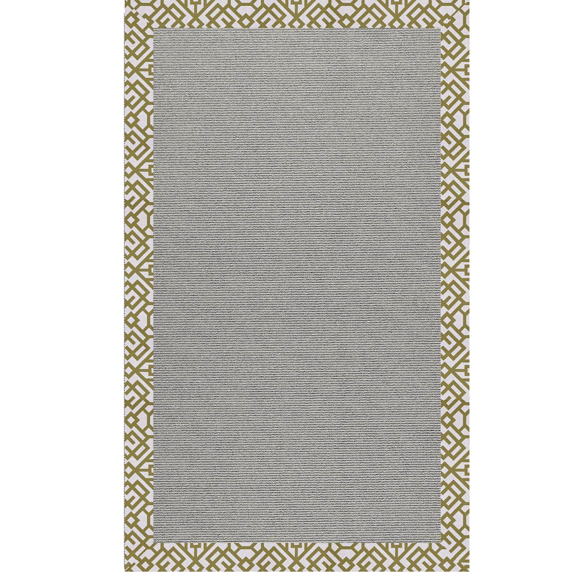 Creative Concepts-Plat Sisal Lattice Pesto Indoor/Outdoor Bordere Rectangle image