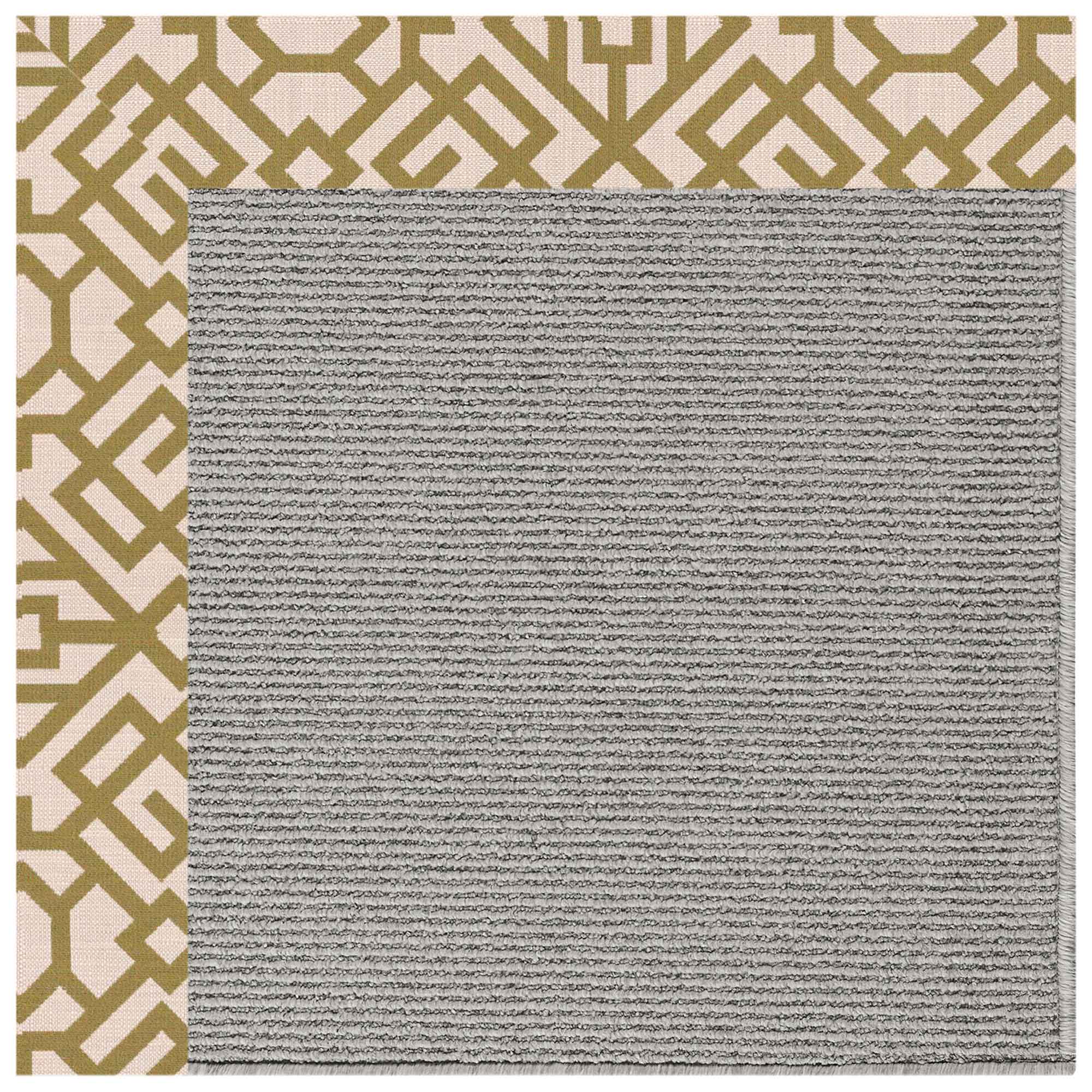 Creative Concepts-Plat Sisal Lattice Pesto Indoor/Outdoor Bordere Rectangle image