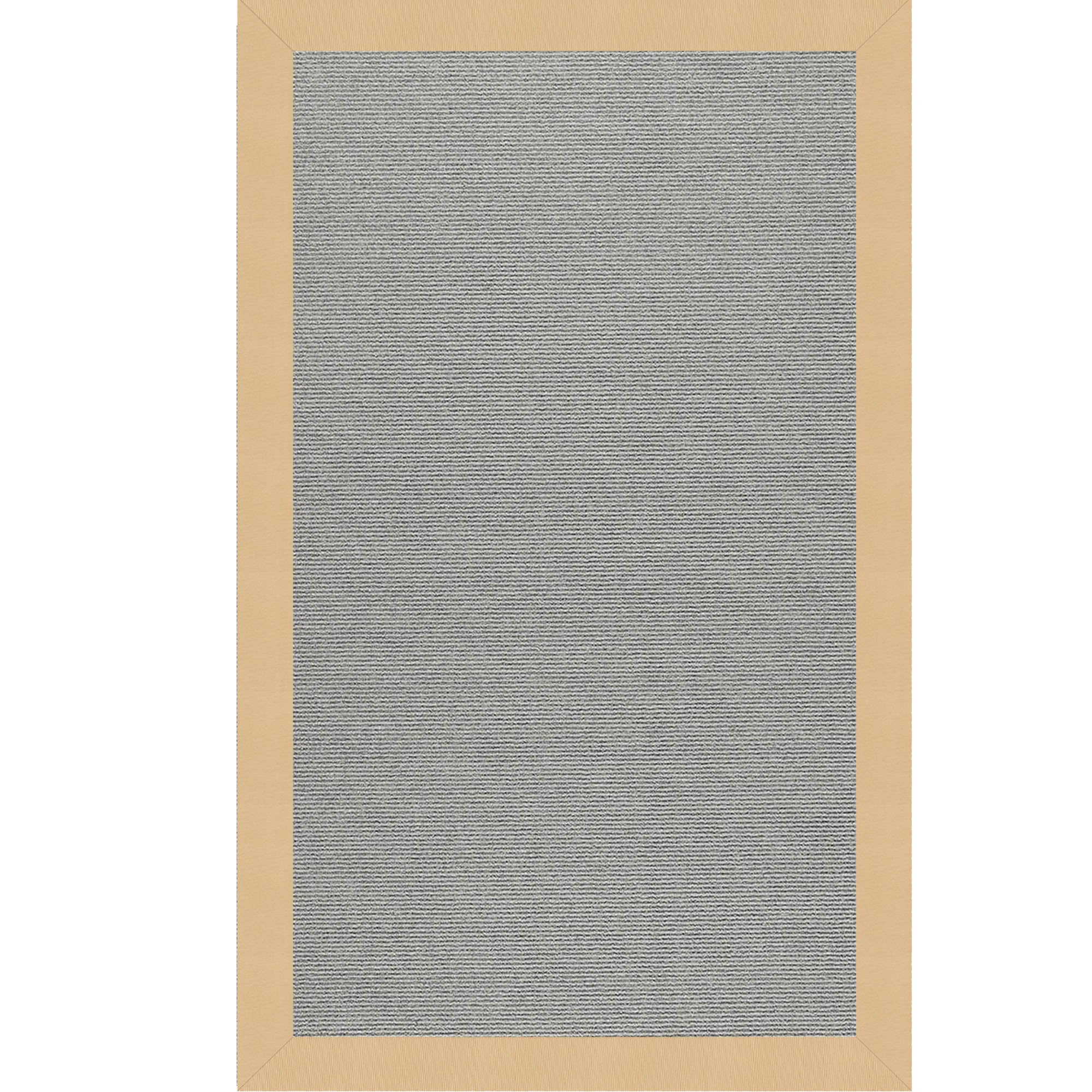 Creative Concepts-Plat Sisal Canvas Antique Beige Indoor/Outdoor Bordere Rectangle image