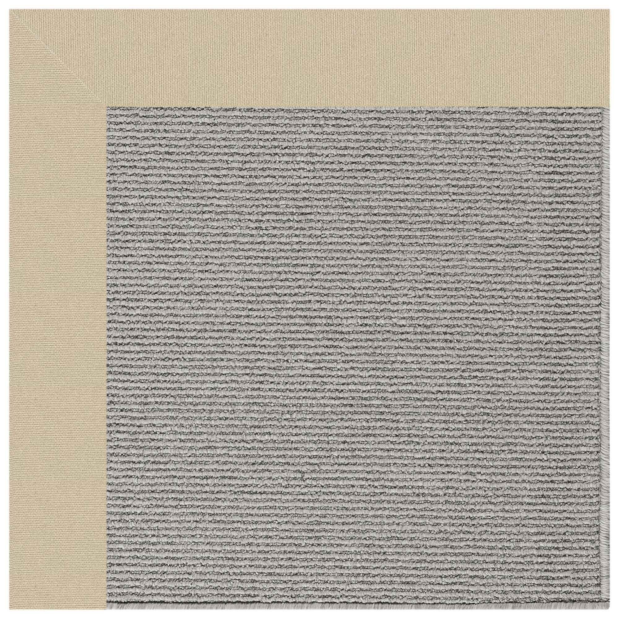 Creative Concepts-Plat Sisal Canvas Antique Beige Indoor/Outdoor Bordere Rectangle image