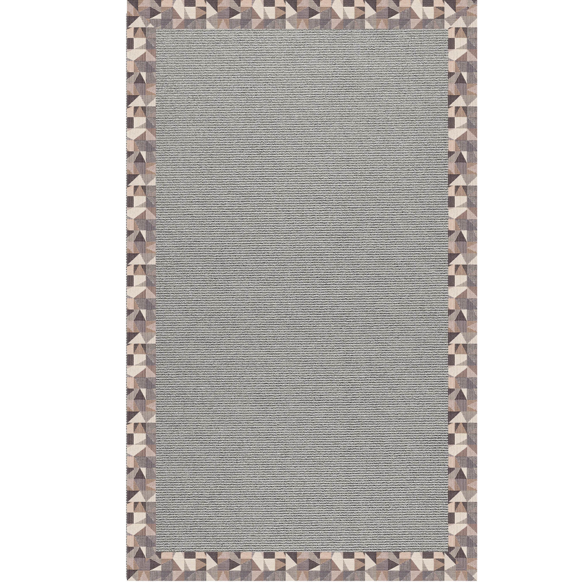 Creative Concepts-Plat Sisal Geo Bronze Indoor/Outdoor Bordere Rectangle image