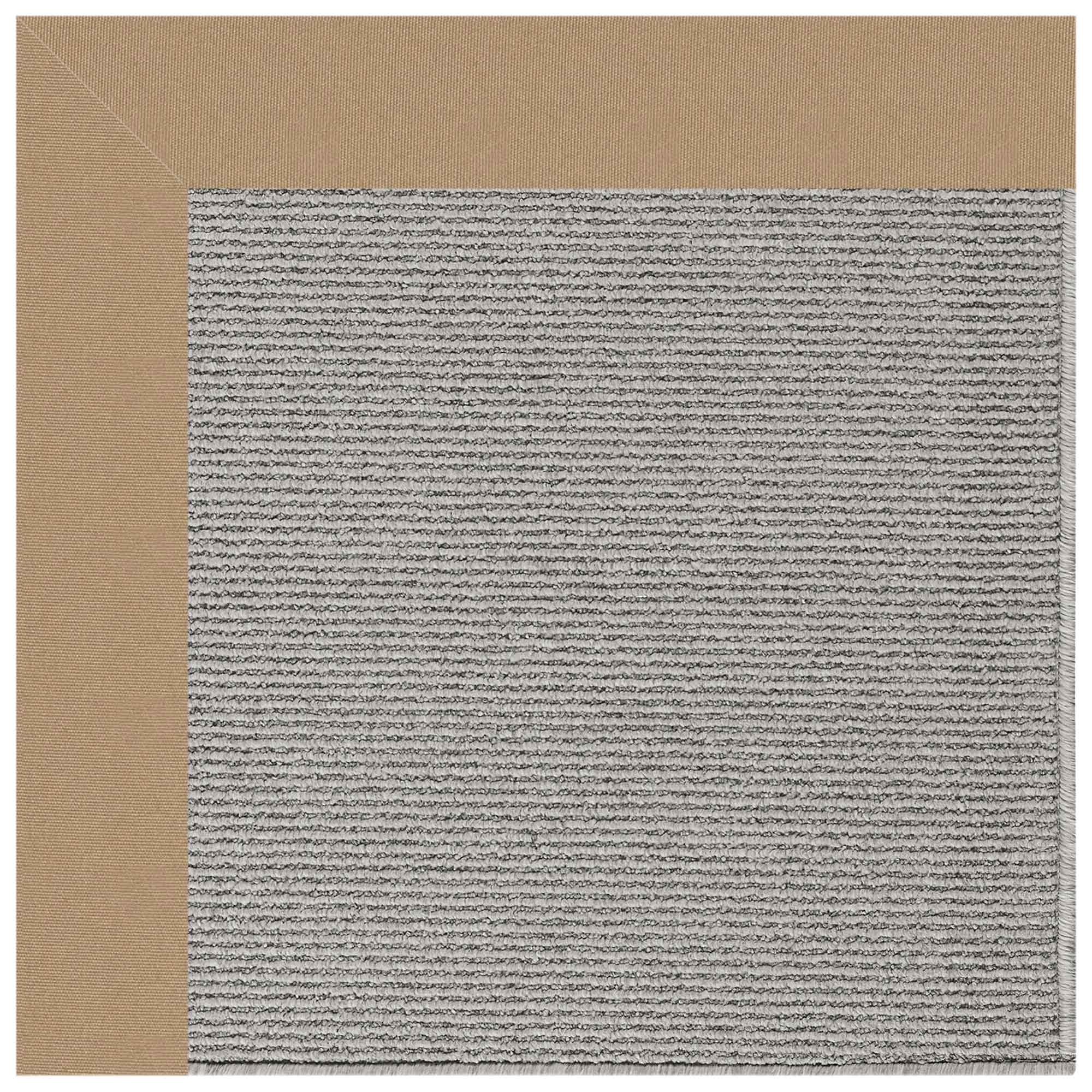 Creative Concepts-Plat Sisal Canvas Camel Indoor/Outdoor Bordere Rectangle image