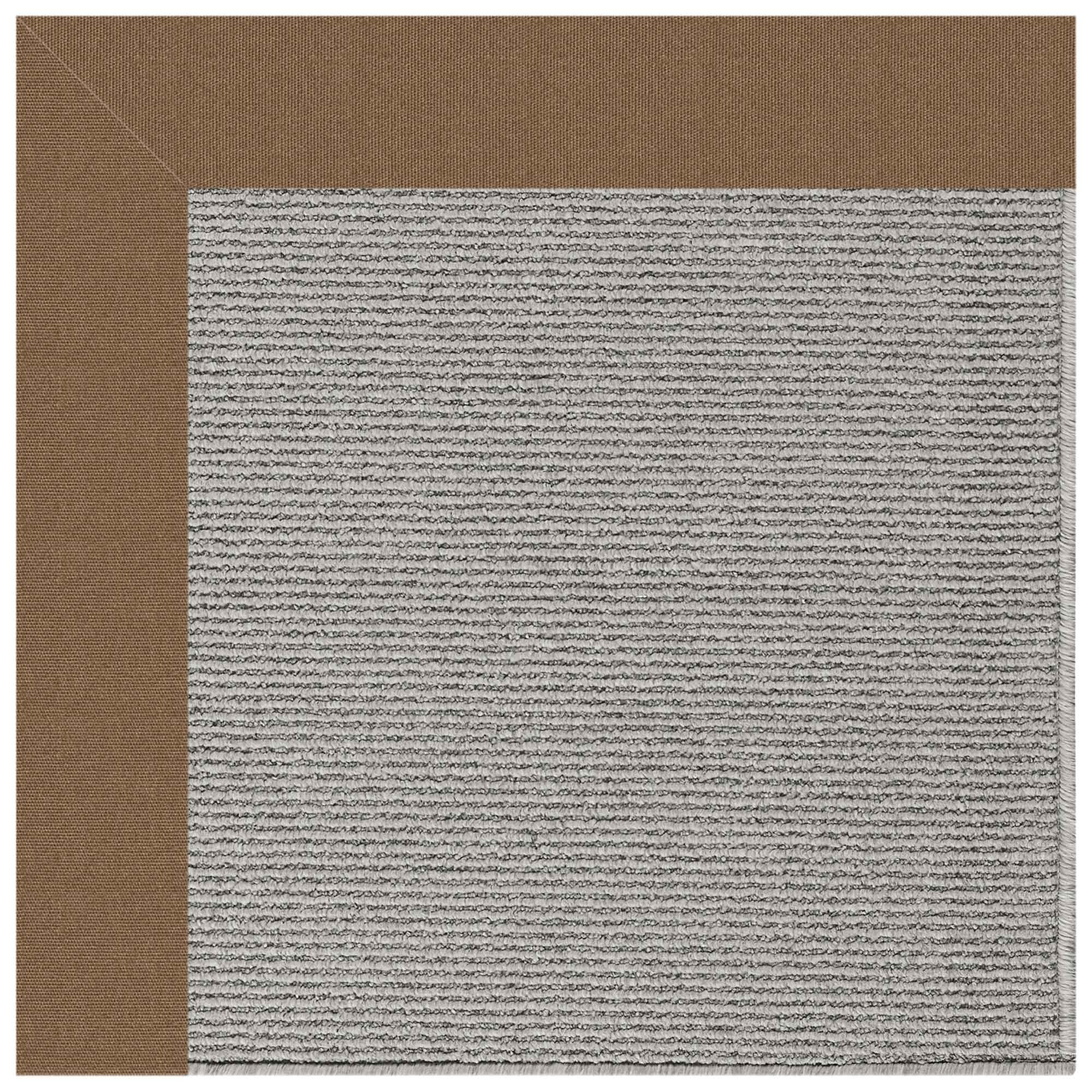 Creative Concepts-Plat Sisal Canvas Cocoa Indoor/Outdoor Bordere Rectangle image