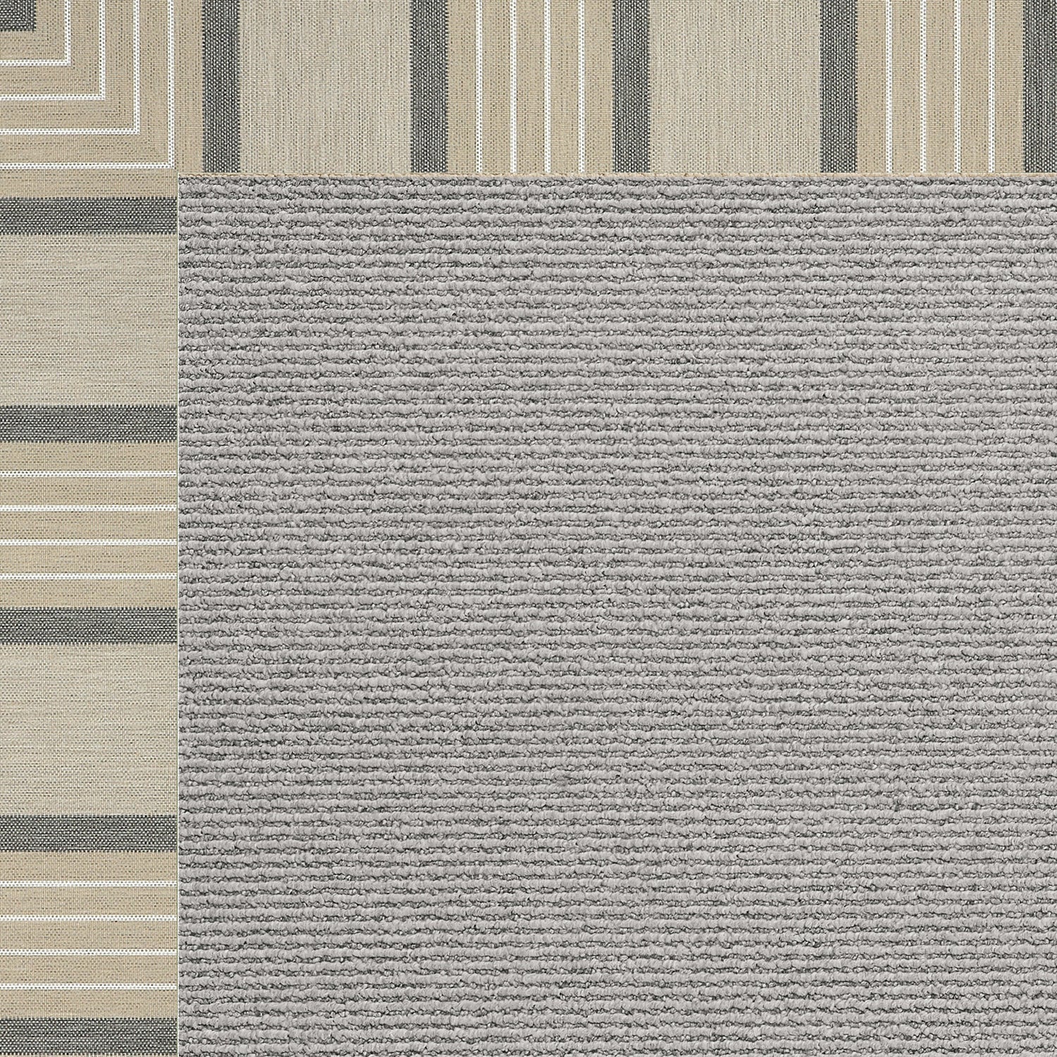 Creative Concepts-Plat Sisal Cove Pebble Indoor/Outdoor Bordere Rectangle image