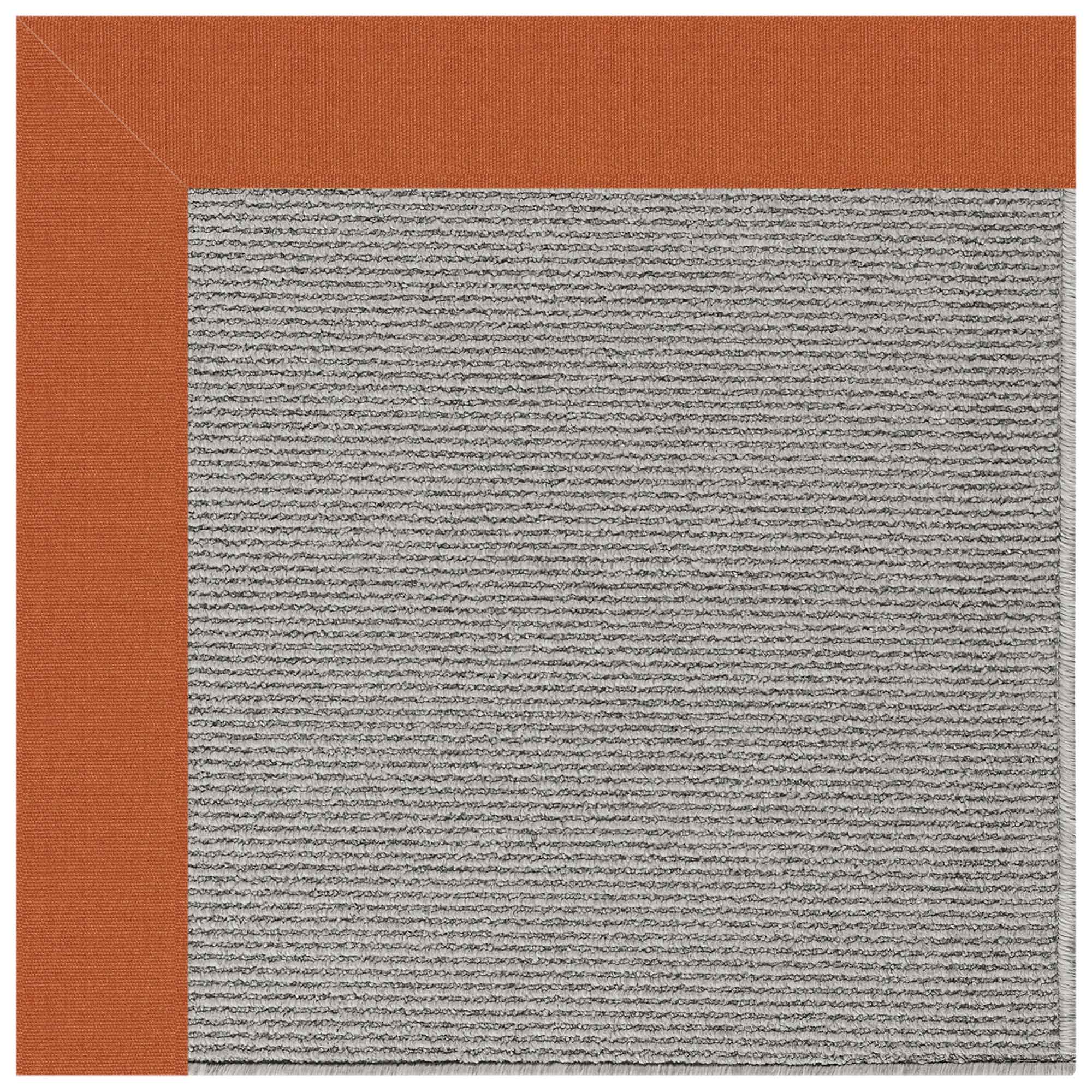 Creative Concepts-Plat Sisal Canvas Rust Indoor/Outdoor Bordere Rectangle image