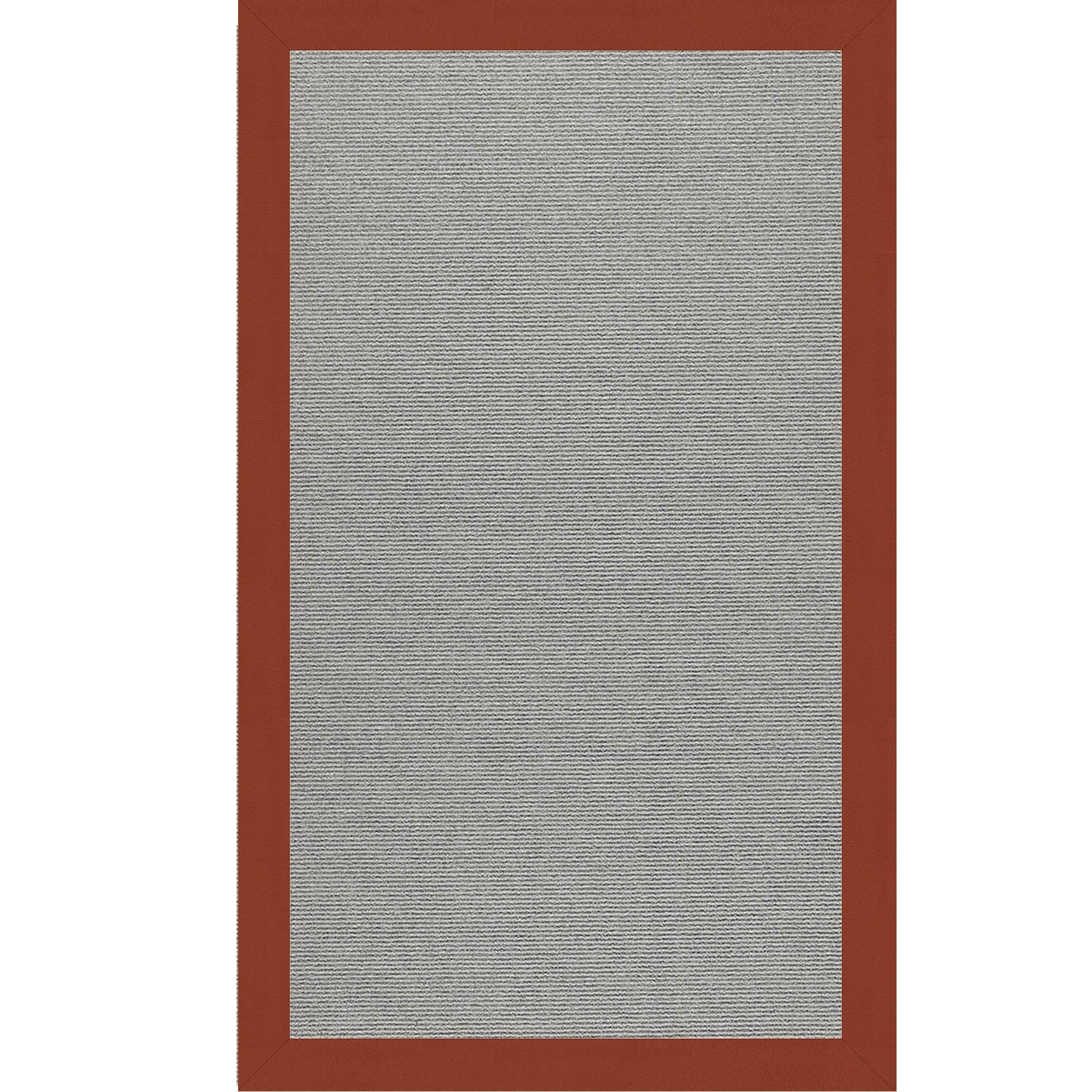 Creative Concepts-Plat Sisal Classic Persimmon Indoor/Outdoor Bordere Rectangle image