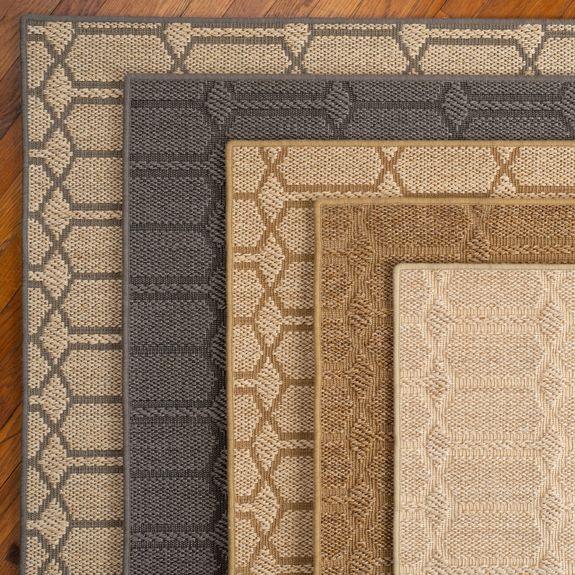 Petra Graphite Machine Woven Rug Rectangle image