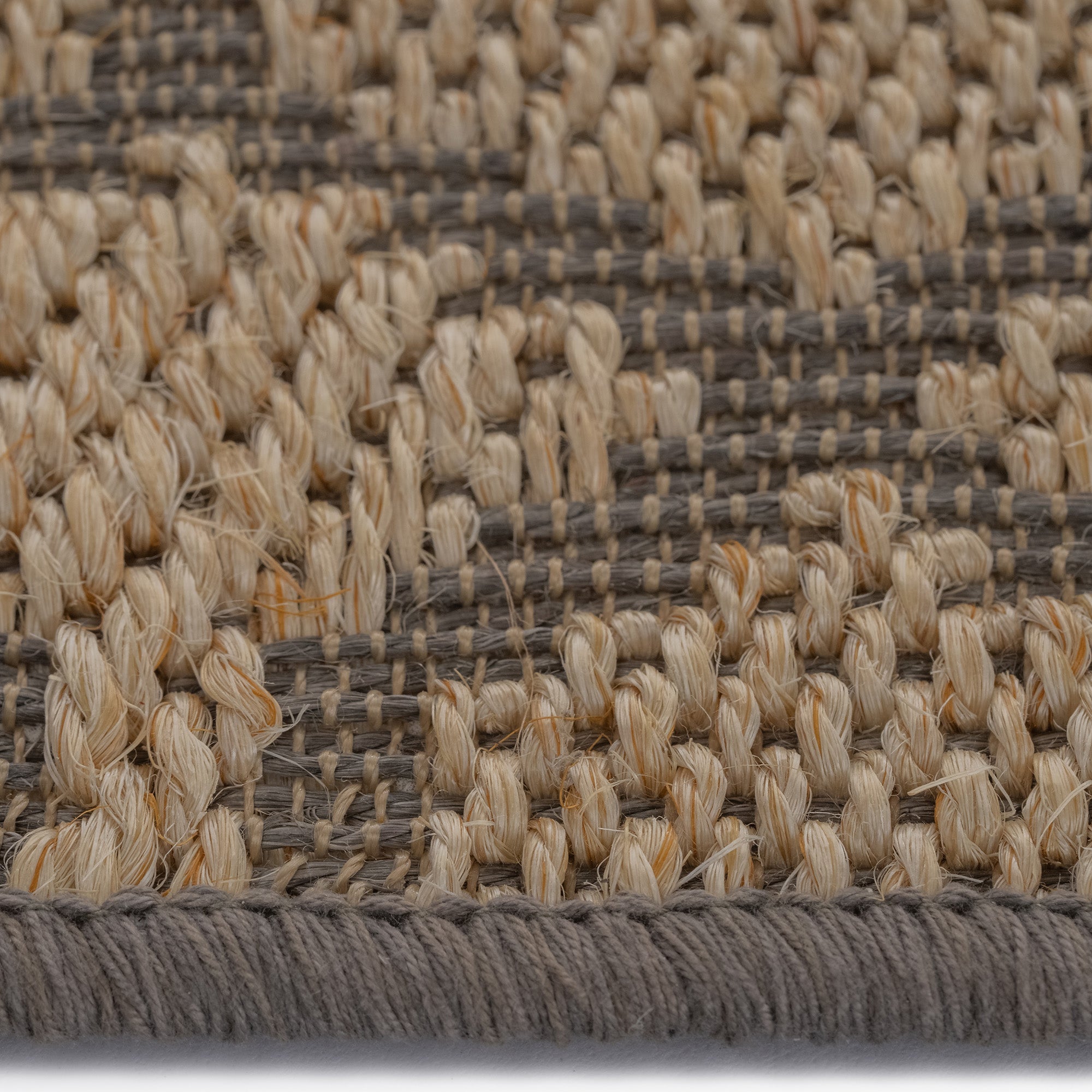 Petra Sand Black Machine Woven Rug Rectangle image