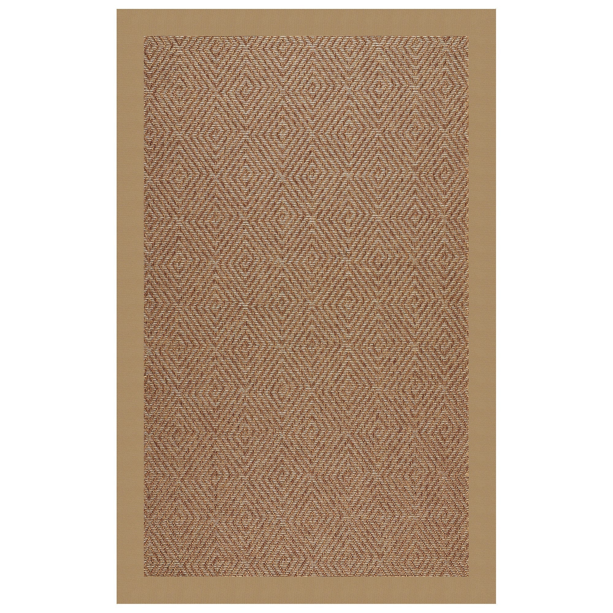 Islamorada-Diamond Canvas Linen Indoor/Outdoor Bordere Rectangle image