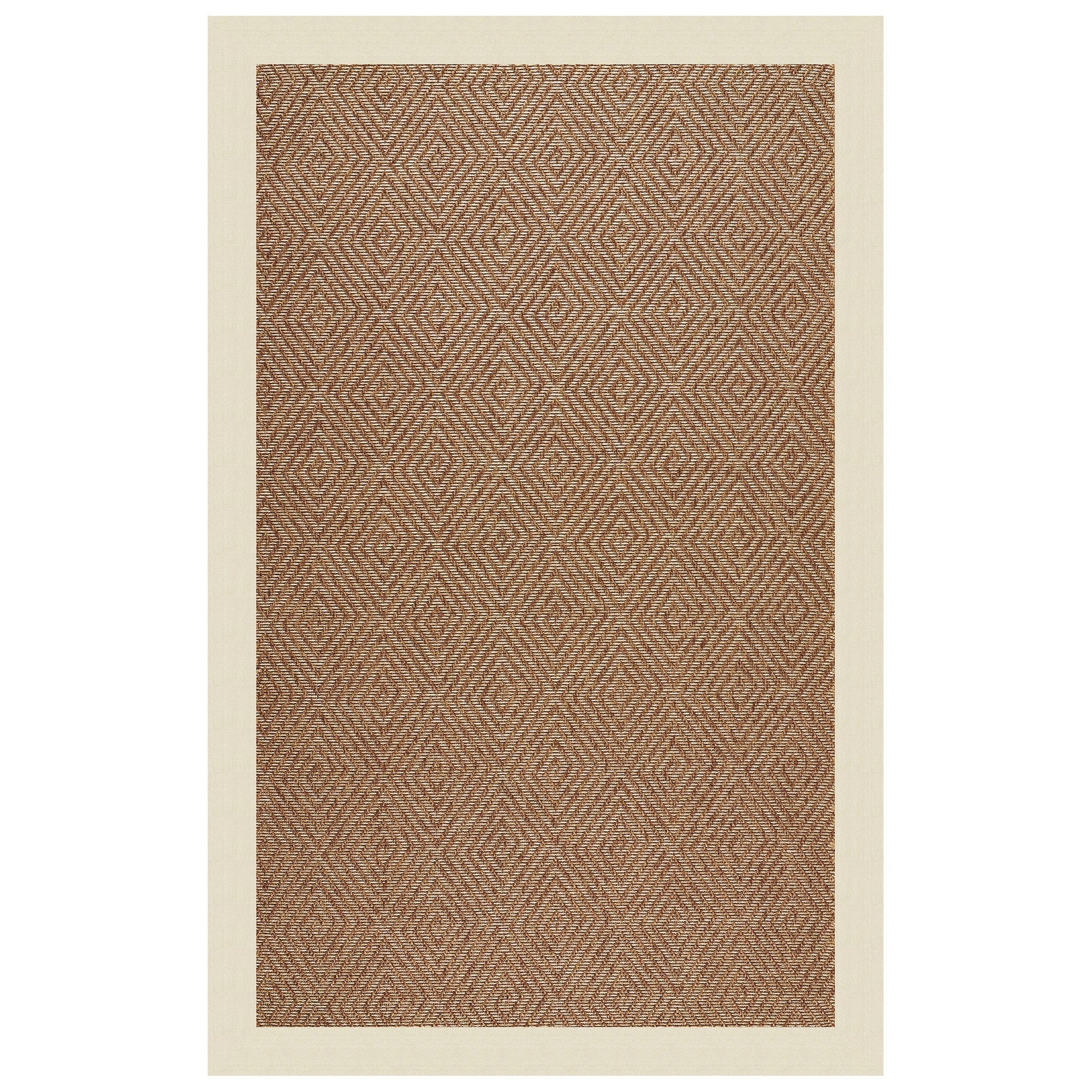 Islamorada-Diamond Canvas Sand Indoor/Outdoor Bordere Rectangle image