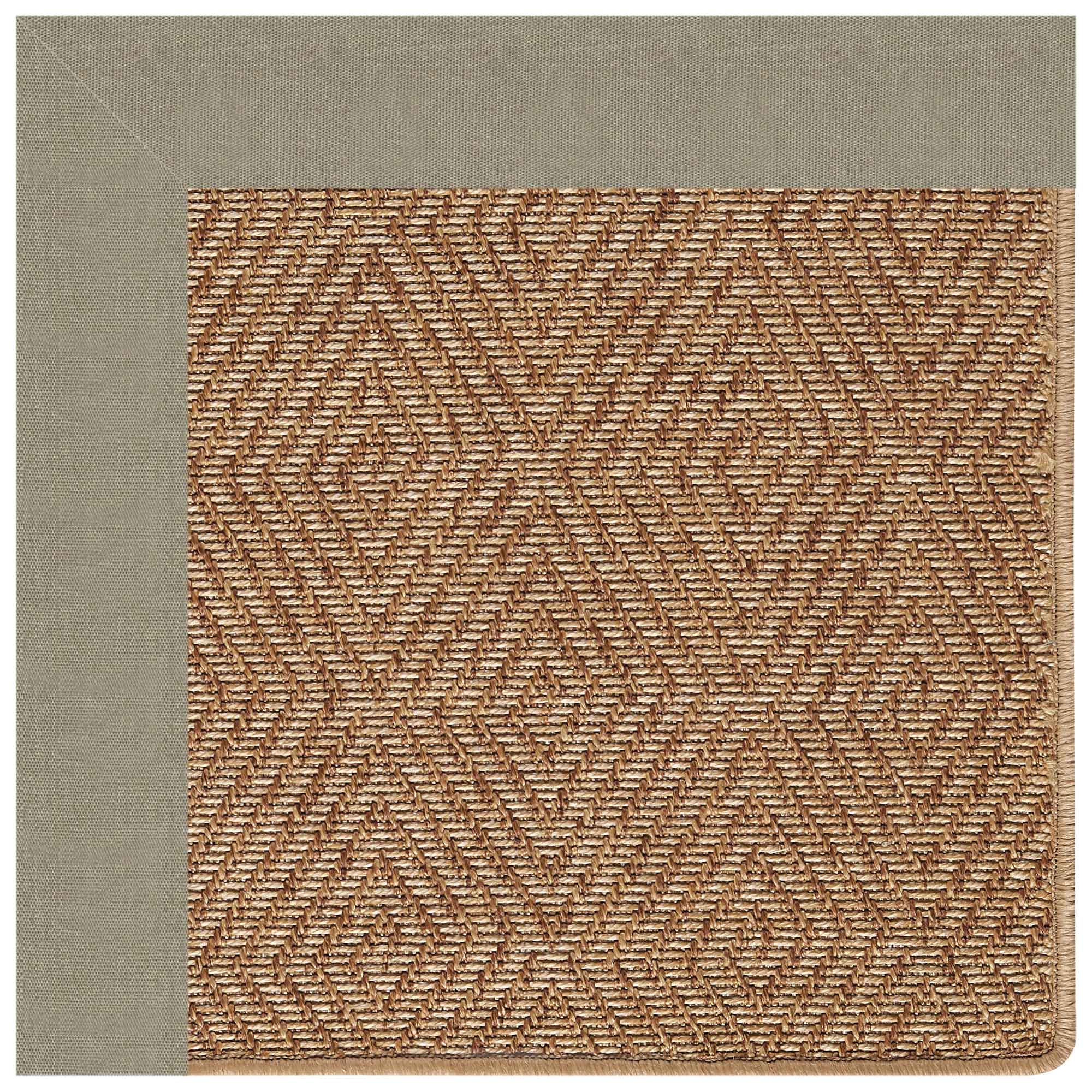 Islamorada-Diamond Canvas Taupe Indoor/Outdoor Bordere Rectangle image