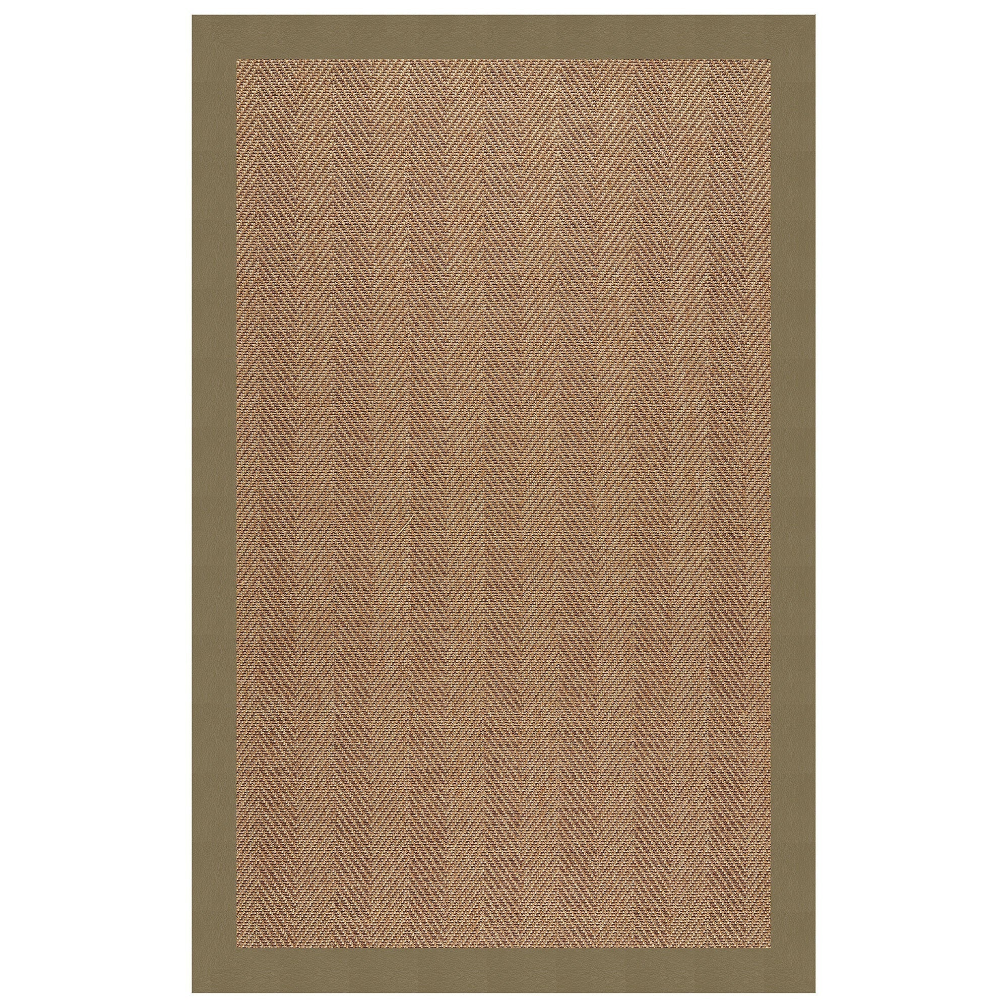 Islamorada-Herringbone Classic Sage Indoor/Outdoor Bordere Rectangle image