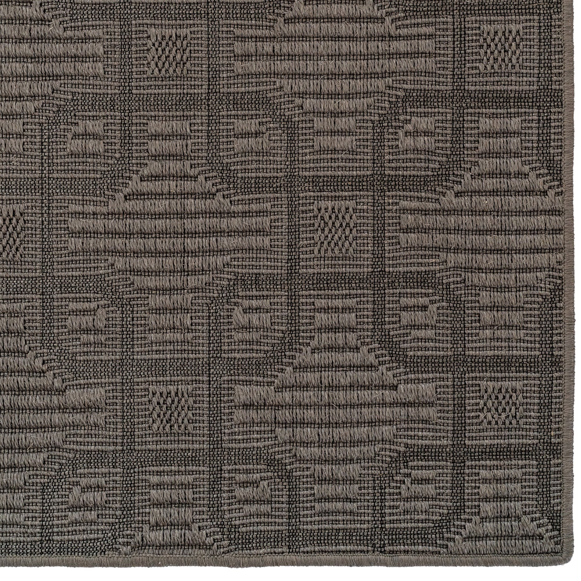 Julian Graphite Machine Woven Rug Rectangle image