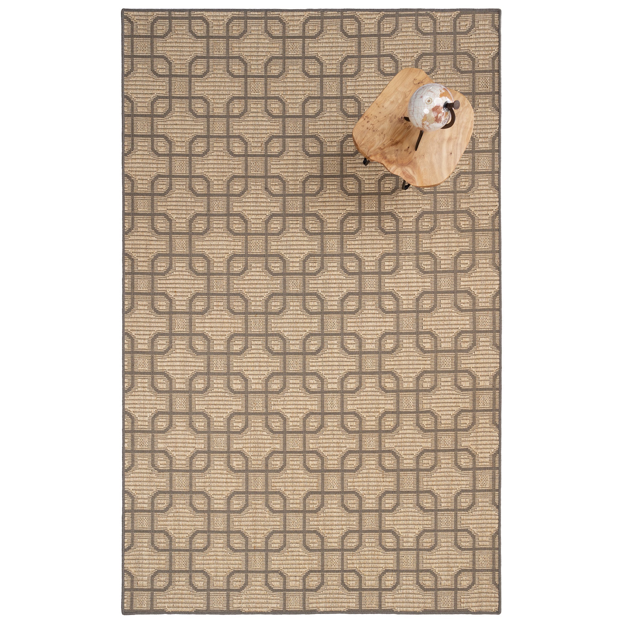 Julian Sand Black Machine Woven Rug Rectangle image