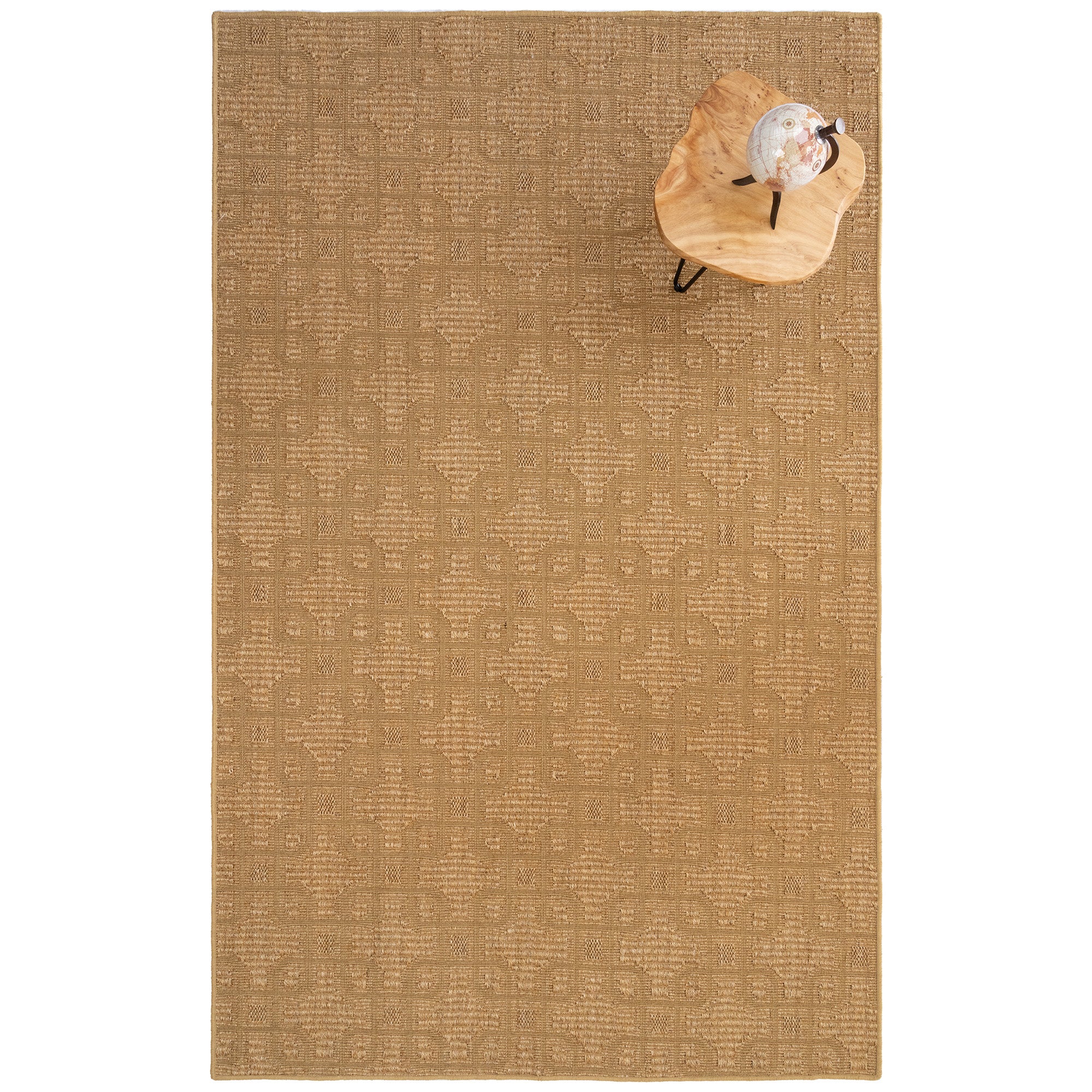 Julian Wheat Machine Woven Rug Rectangle image