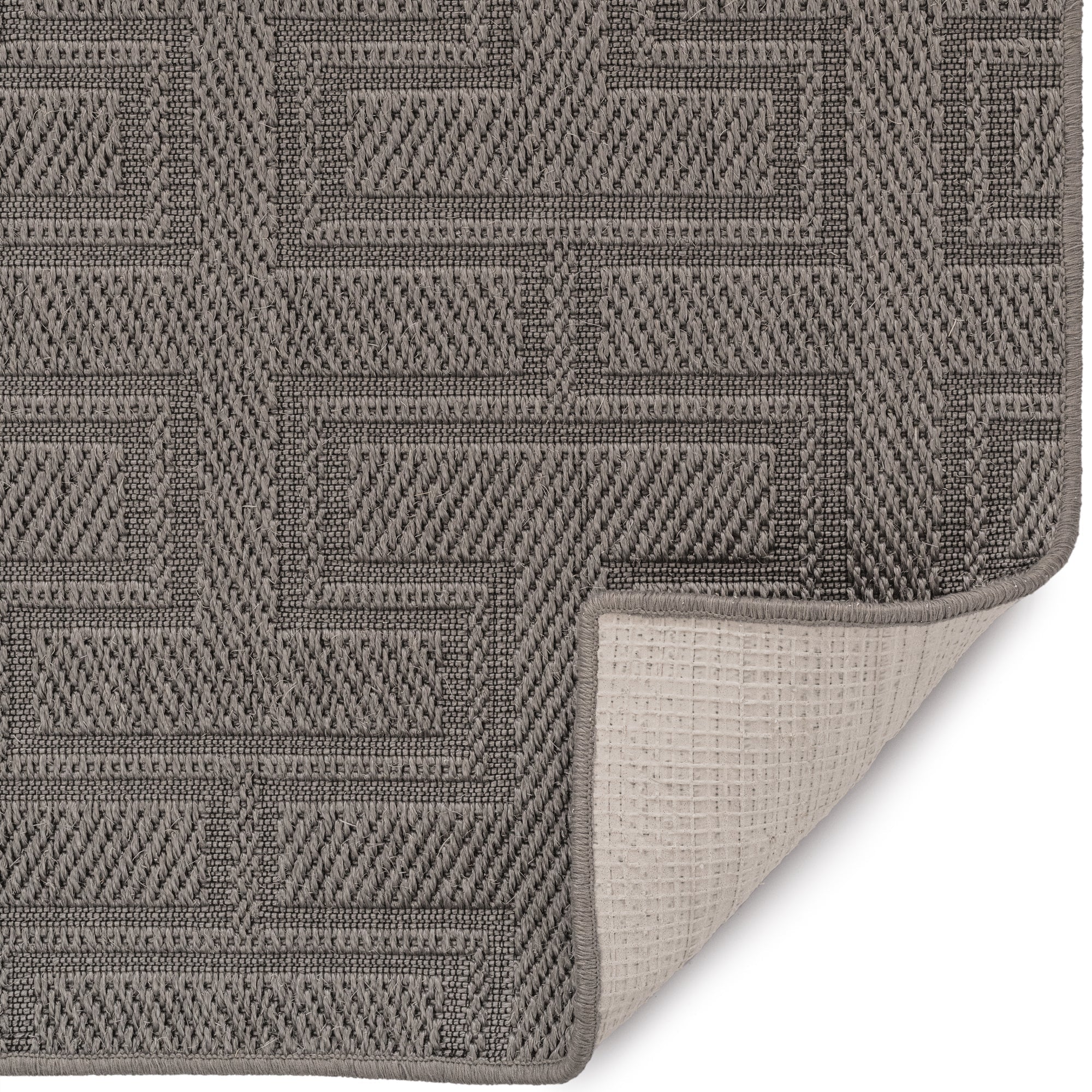 Elisa Graphite Machine Woven Rug Rectangle image