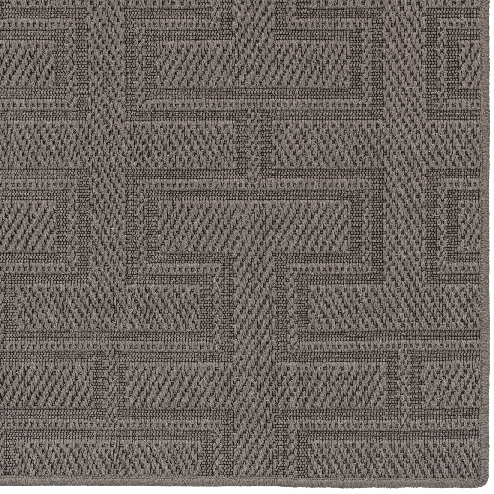 Elisa Graphite Machine Woven Rug Rectangle image