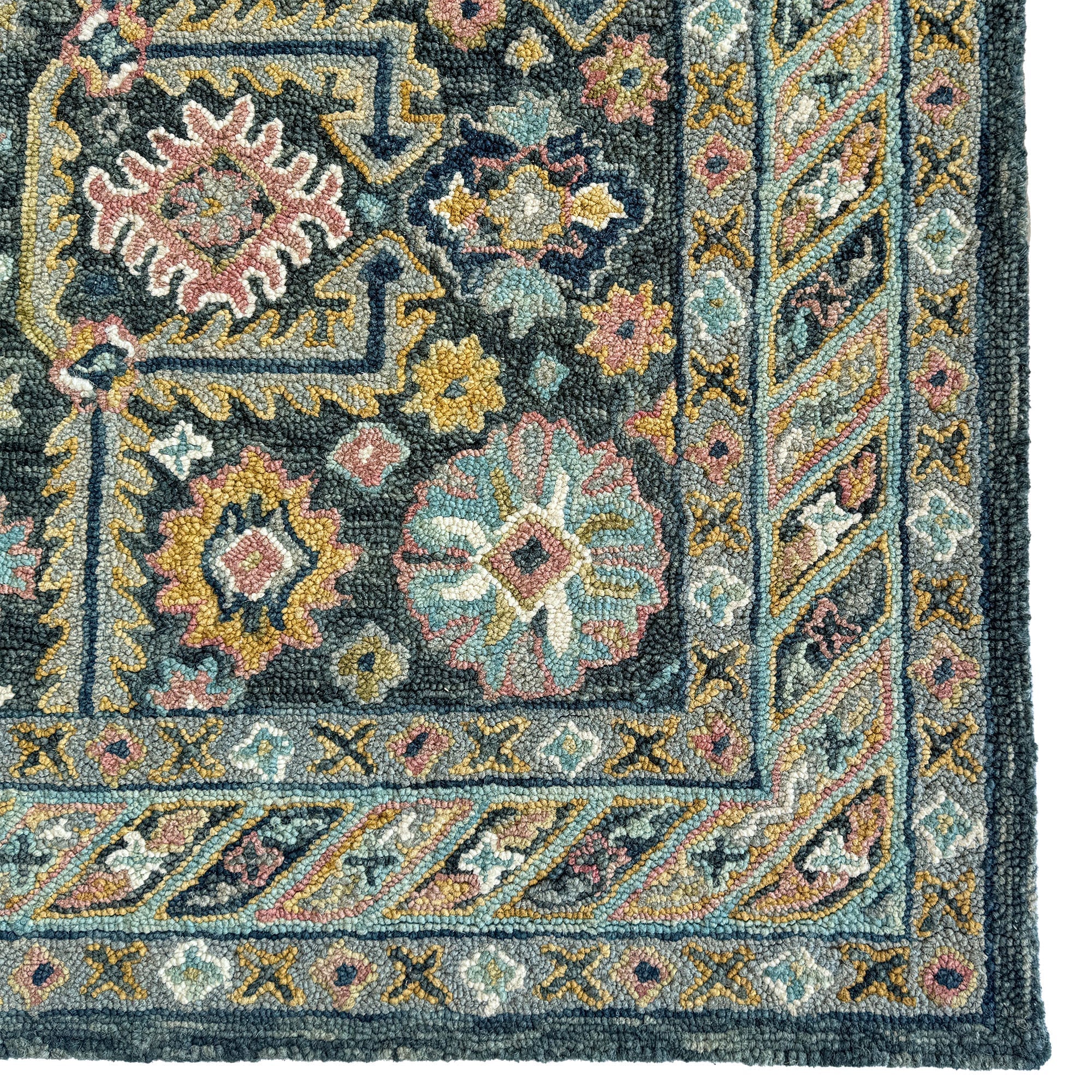 Avanti-Villa Dark Green Hand Tufted Rug Rectangle image