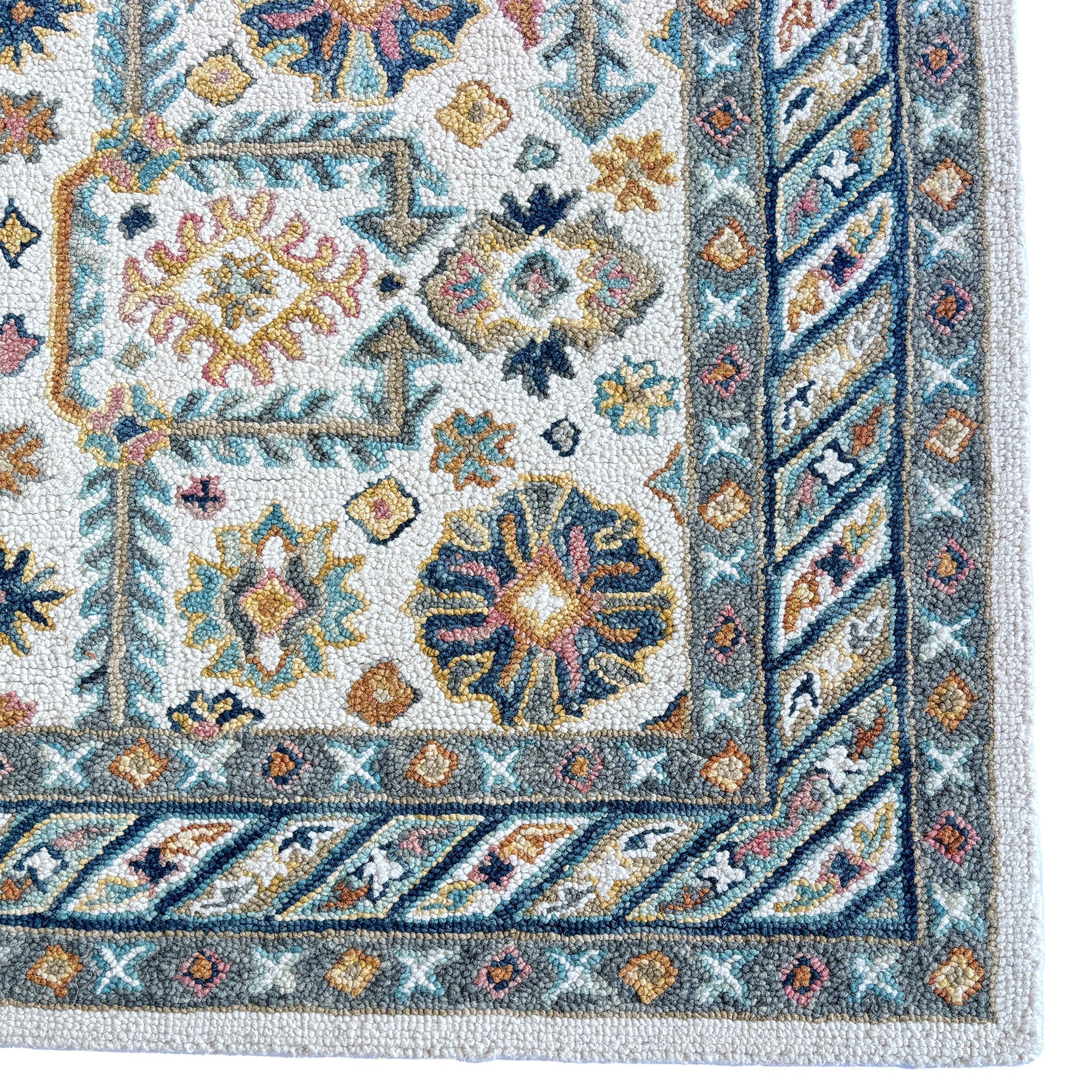 Avanti-Villa Ivory Multi Hand Tufted Rug Rectangle image