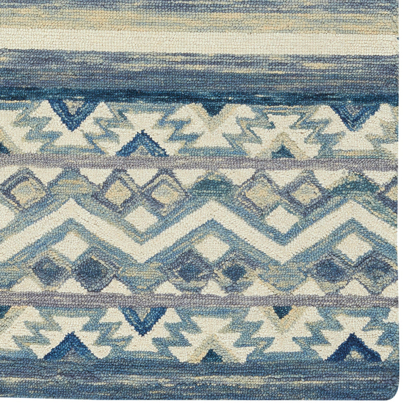 Avanti-Kelim Alpine Blue Hand Tufted Rug Rectangle image