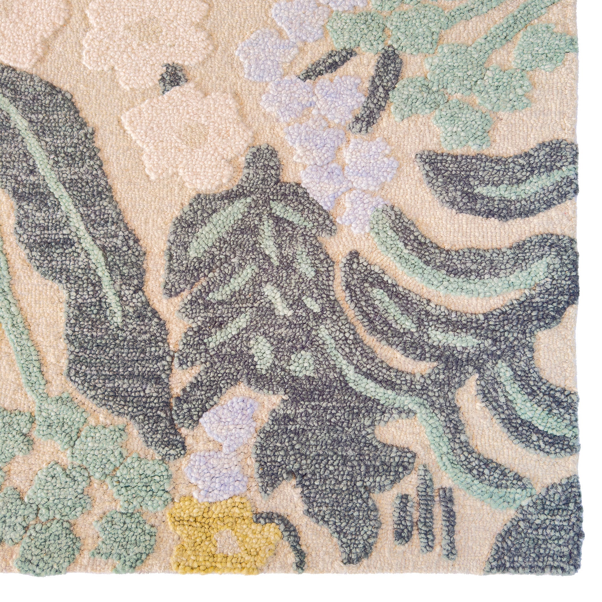 Avanti-Fiori Verde Hand Tufted Rug Rectangle image