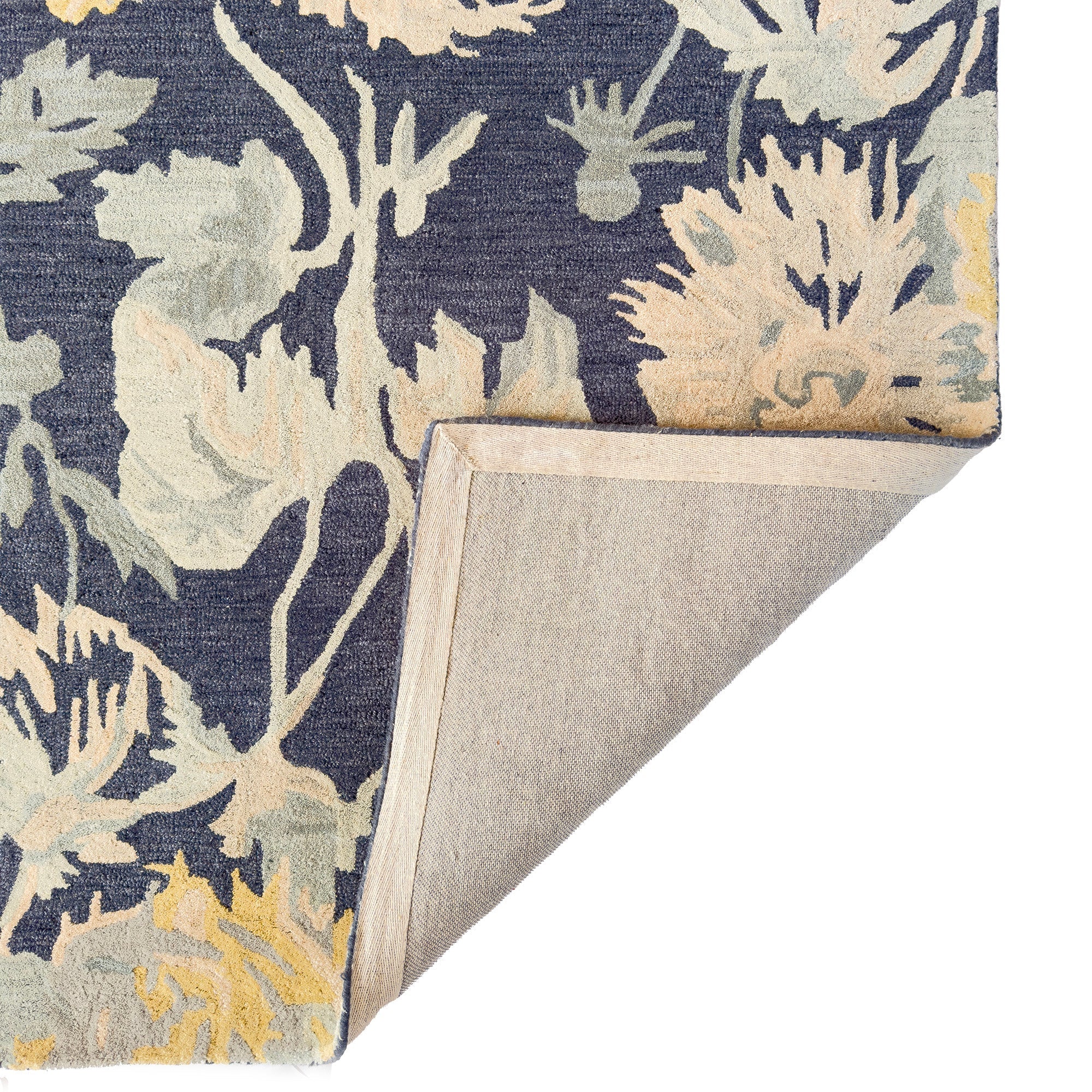 Avanti-Floral Nouveau Blue Multi Hand Tufted Rug Rectangle image