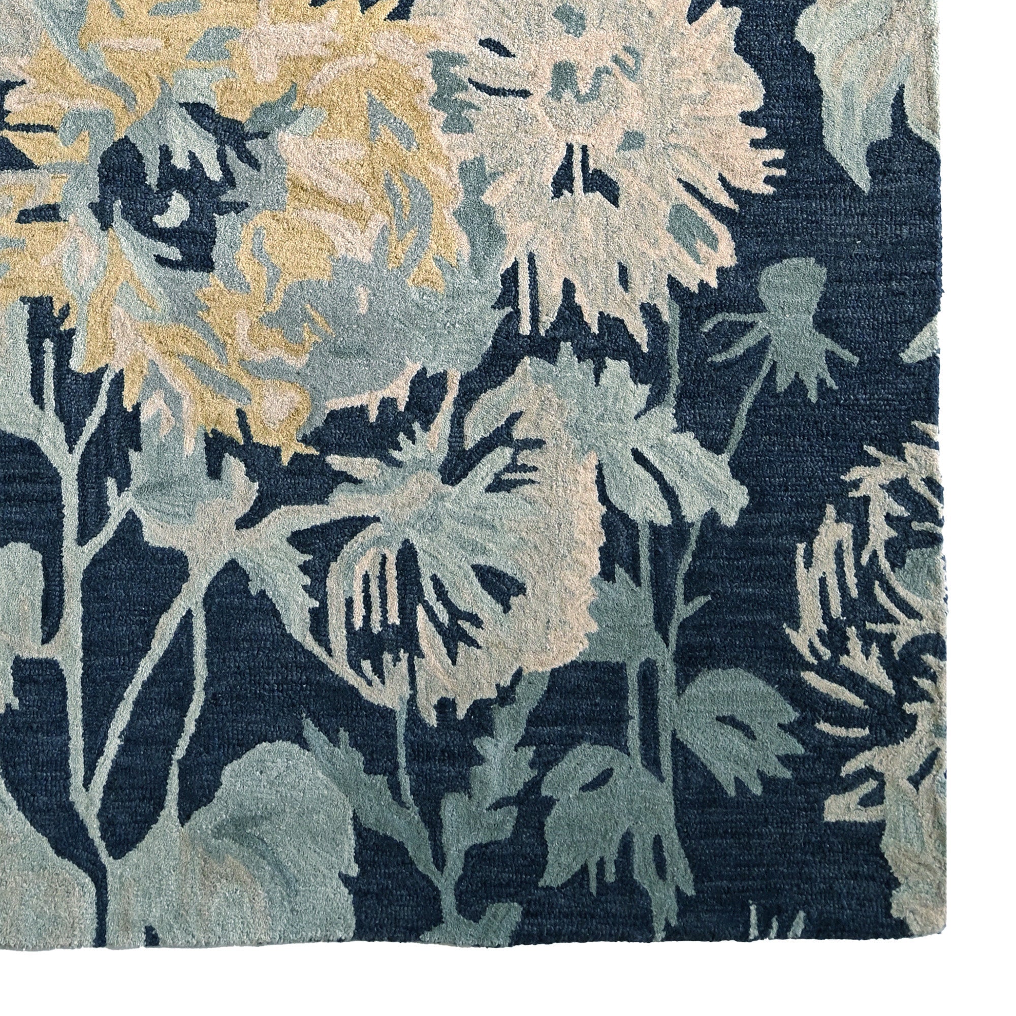 Avanti-Floral Nouveau Blue Multi Hand Tufted Rug Rectangle image