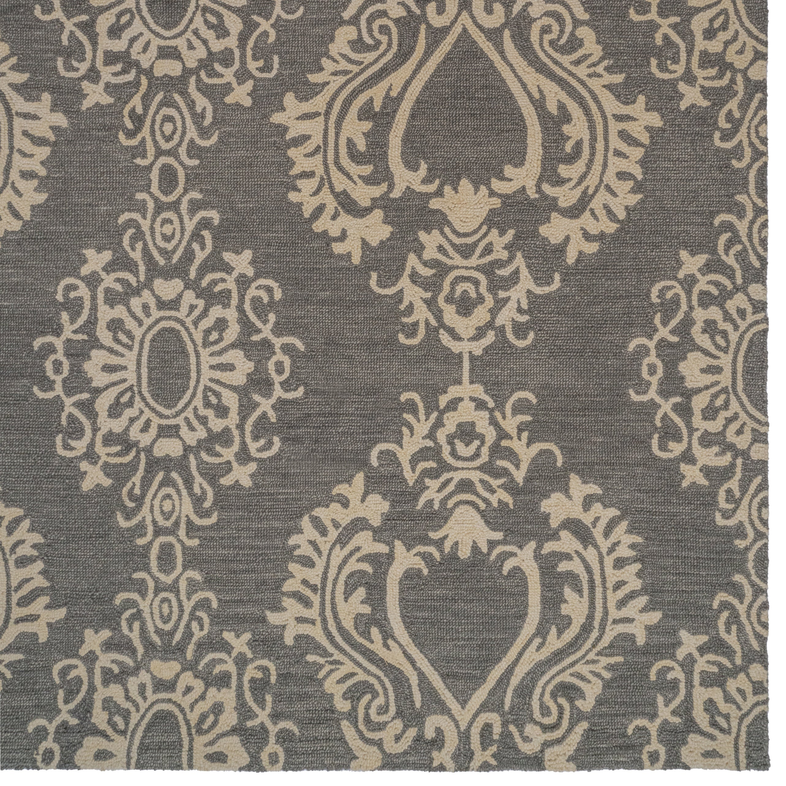 Camille Pewter Hand Tufted Rug Rectangle image