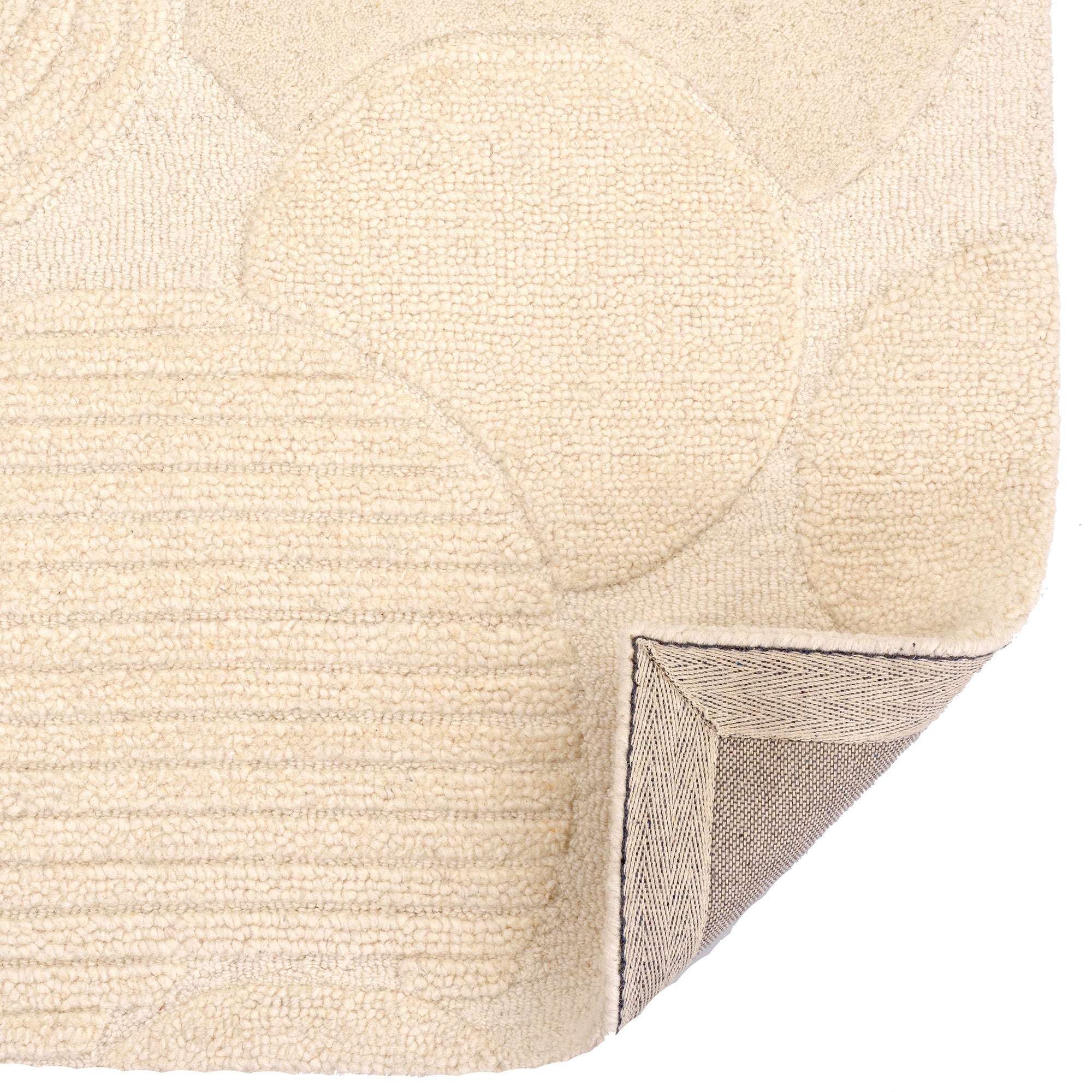 Zen Garden Sand Hand Tufted Rug Rectangle image