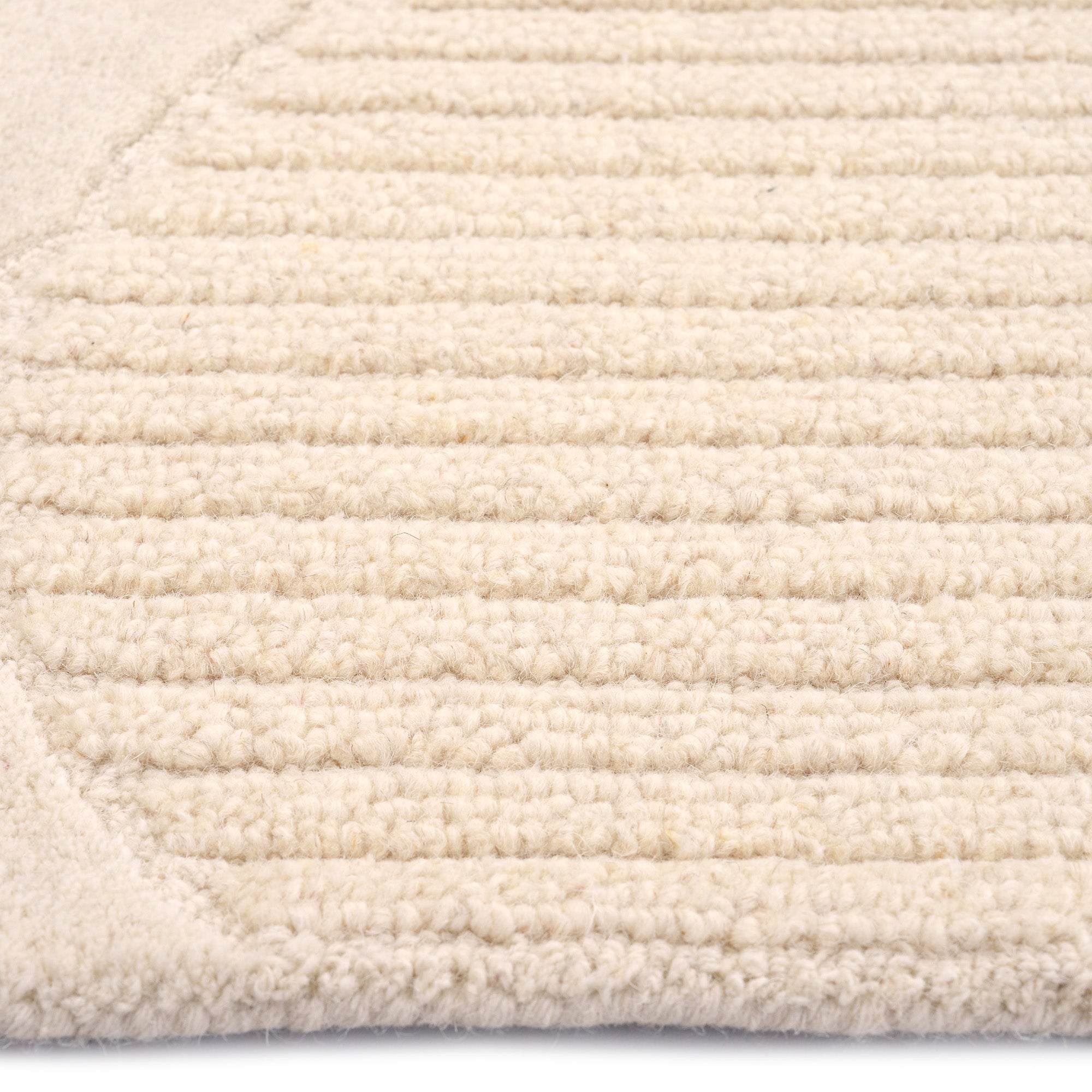 Zen Garden Sand Hand Tufted Rug Rectangle image