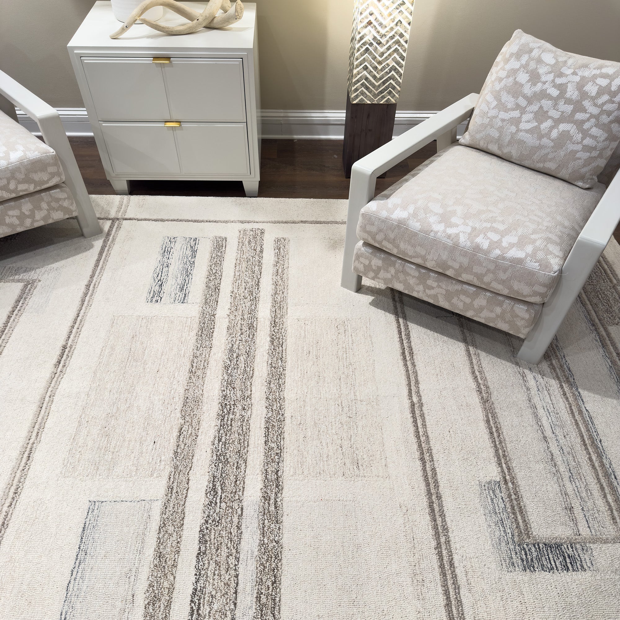 Mesa Limestone Hand Tufted Rug Rectangle image