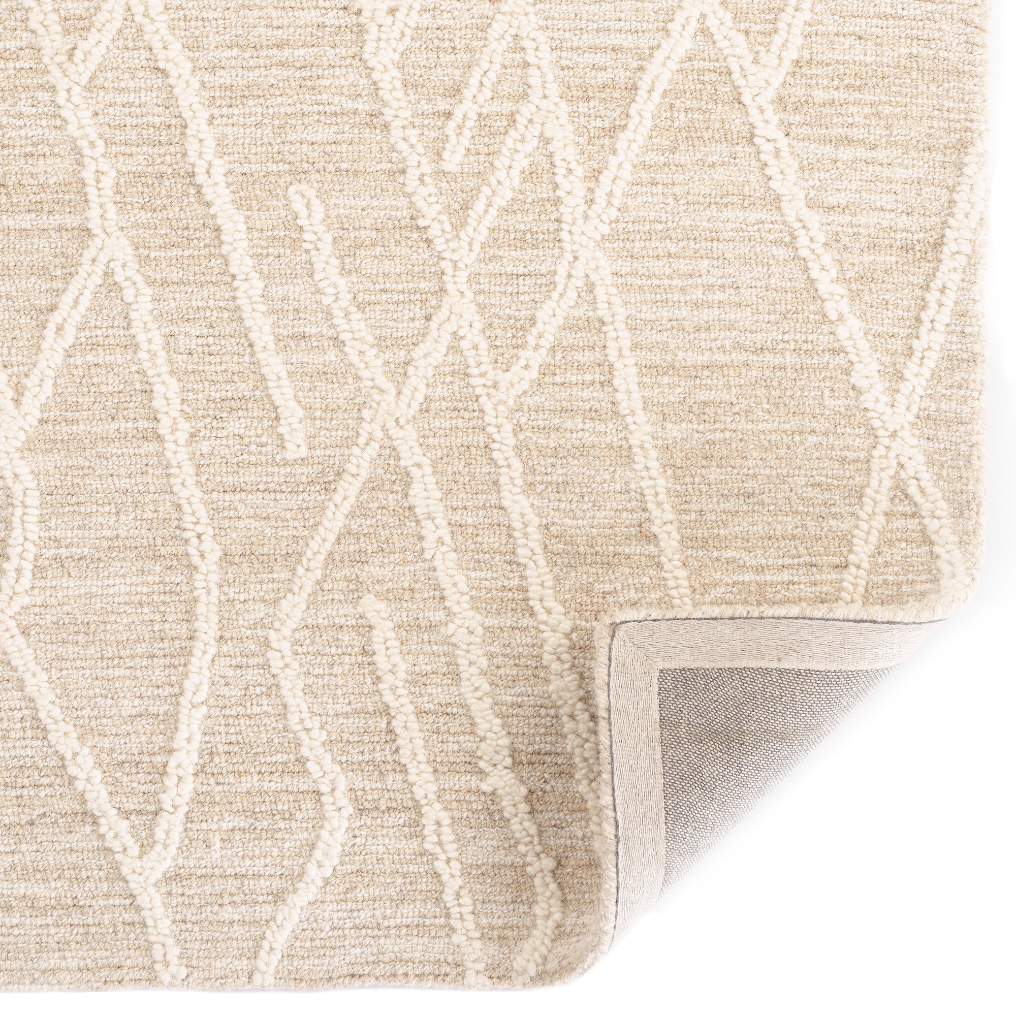 Lineas Gesso Hand Tufted Rug Rectangle image