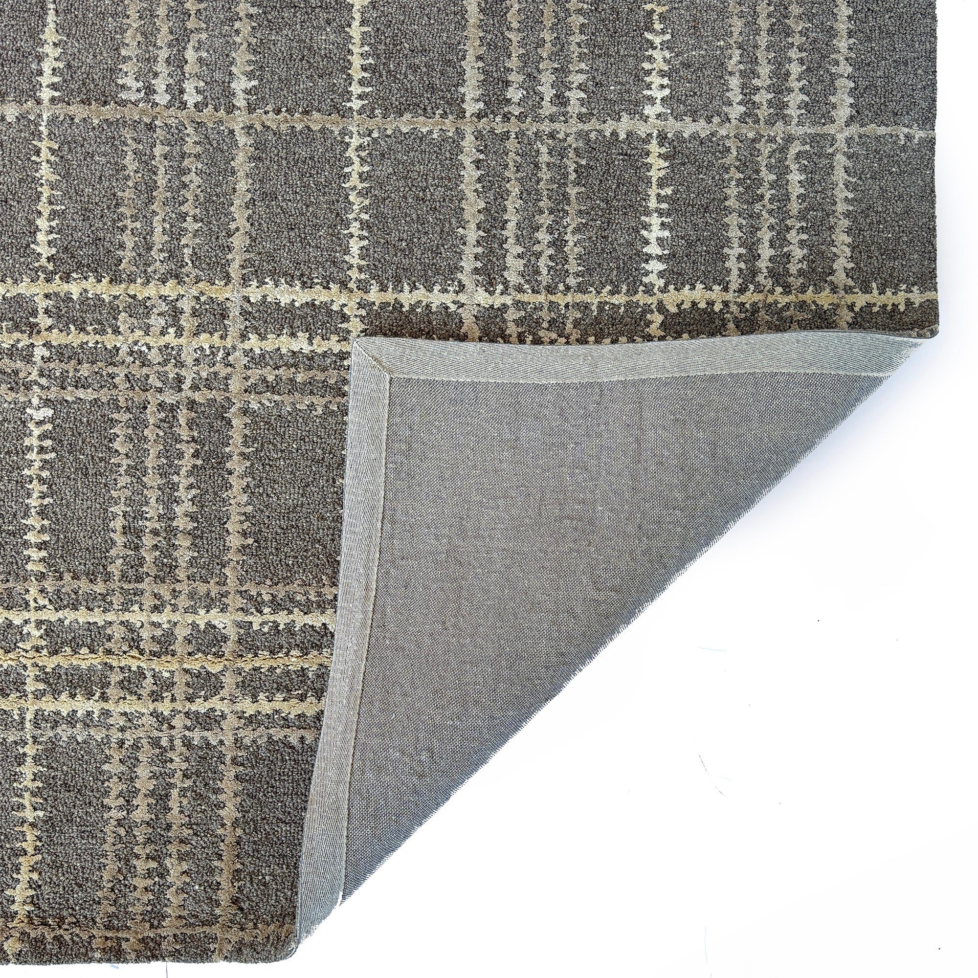 Tartan Peppercorn Hand Tufted Rug Rectangle image