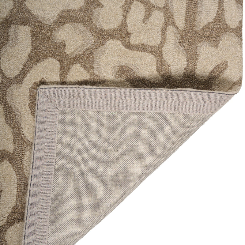 Serengeti-Leopard Taupe Hand Tufted Rug Rectangle image
