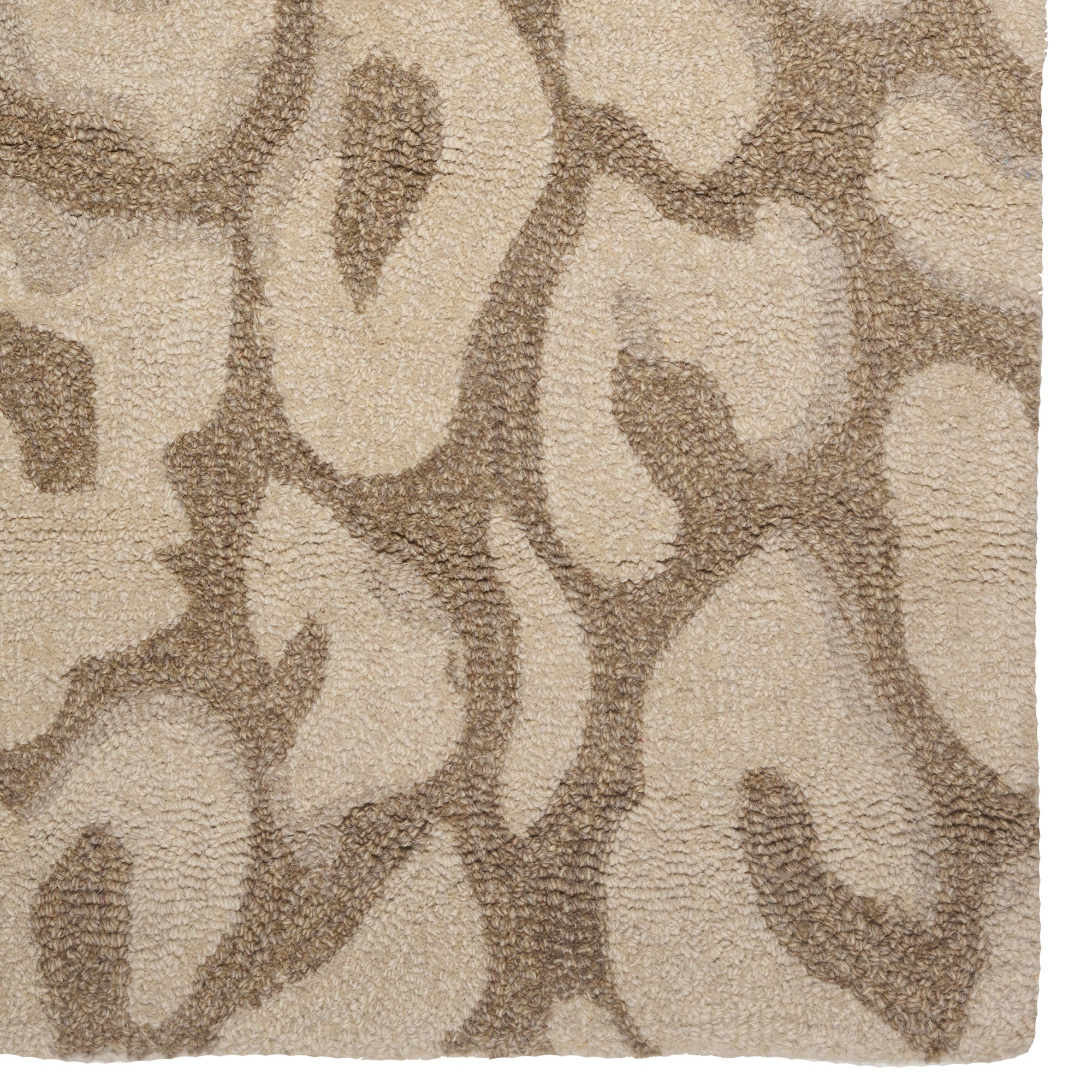 Serengeti-Leopard Taupe Hand Tufted Rug Rectangle image