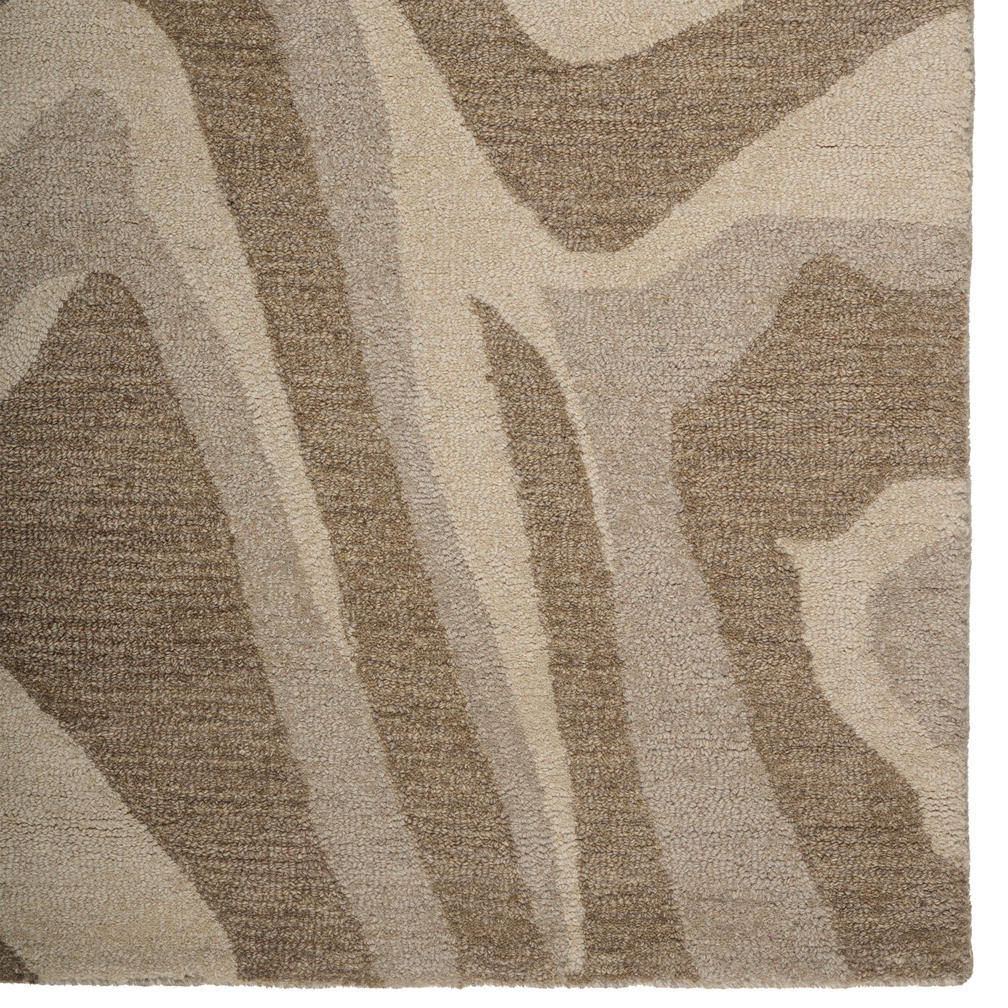 Serengeti-Zebra Ash Hand Tufted Rug Rectangle image
