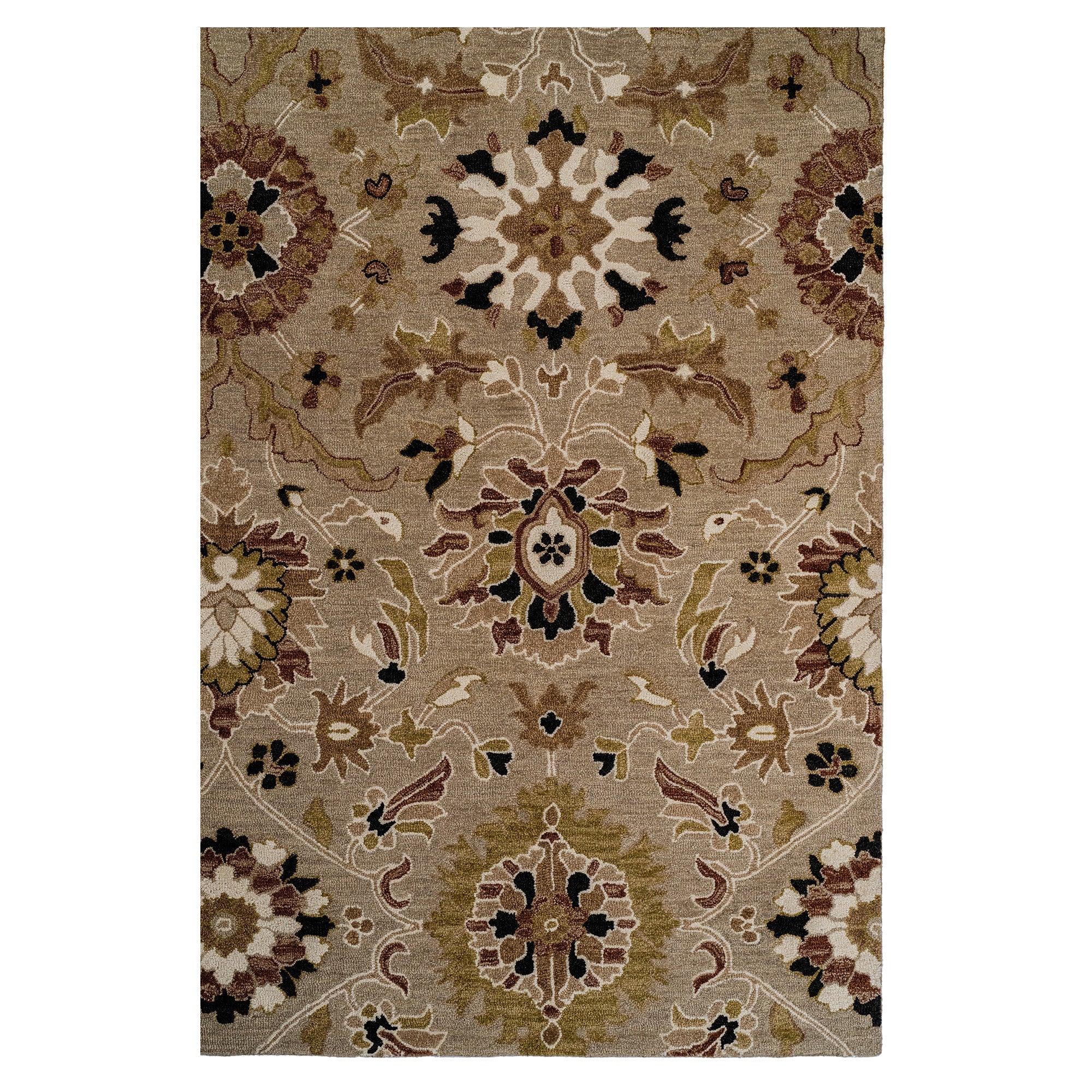 Azari-Keshan Oxford Tan Hand Tufted Rug Rectangle image