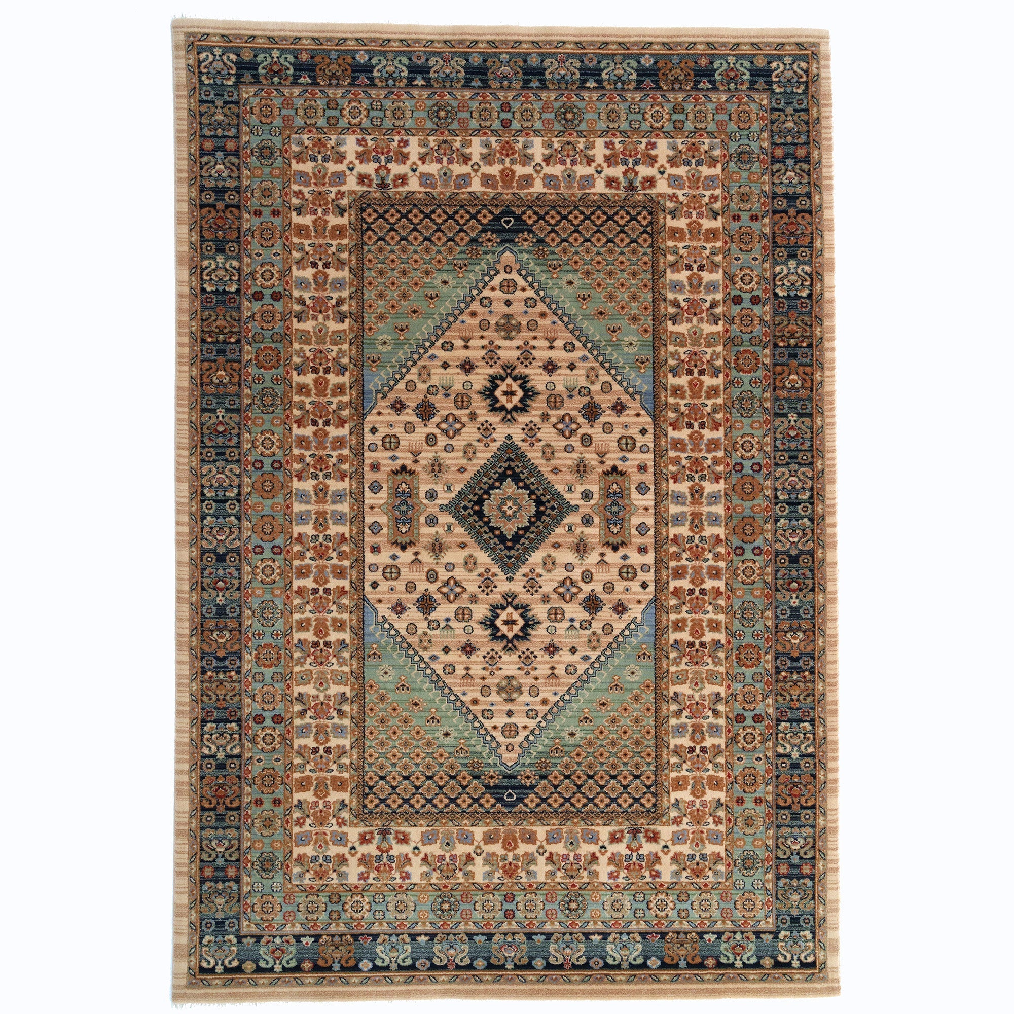 Lineage-Heriz Bone Teal Machine Mad Rectangle image