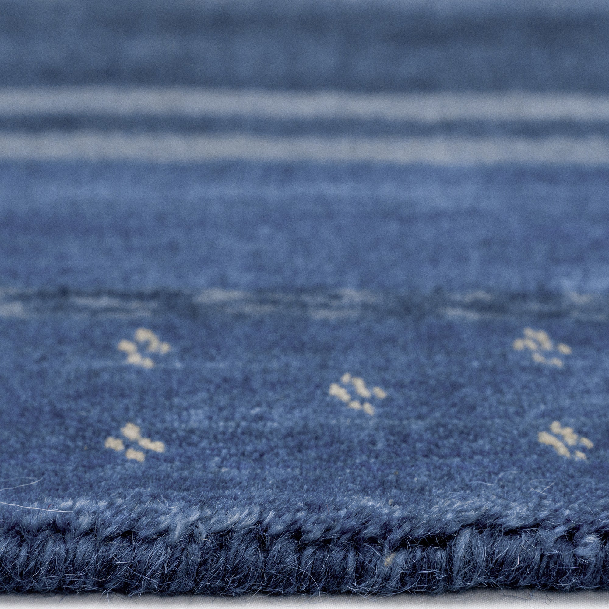 Simply Gabbeh Taos Blue Hand Loomed Area Rug Rectangle image