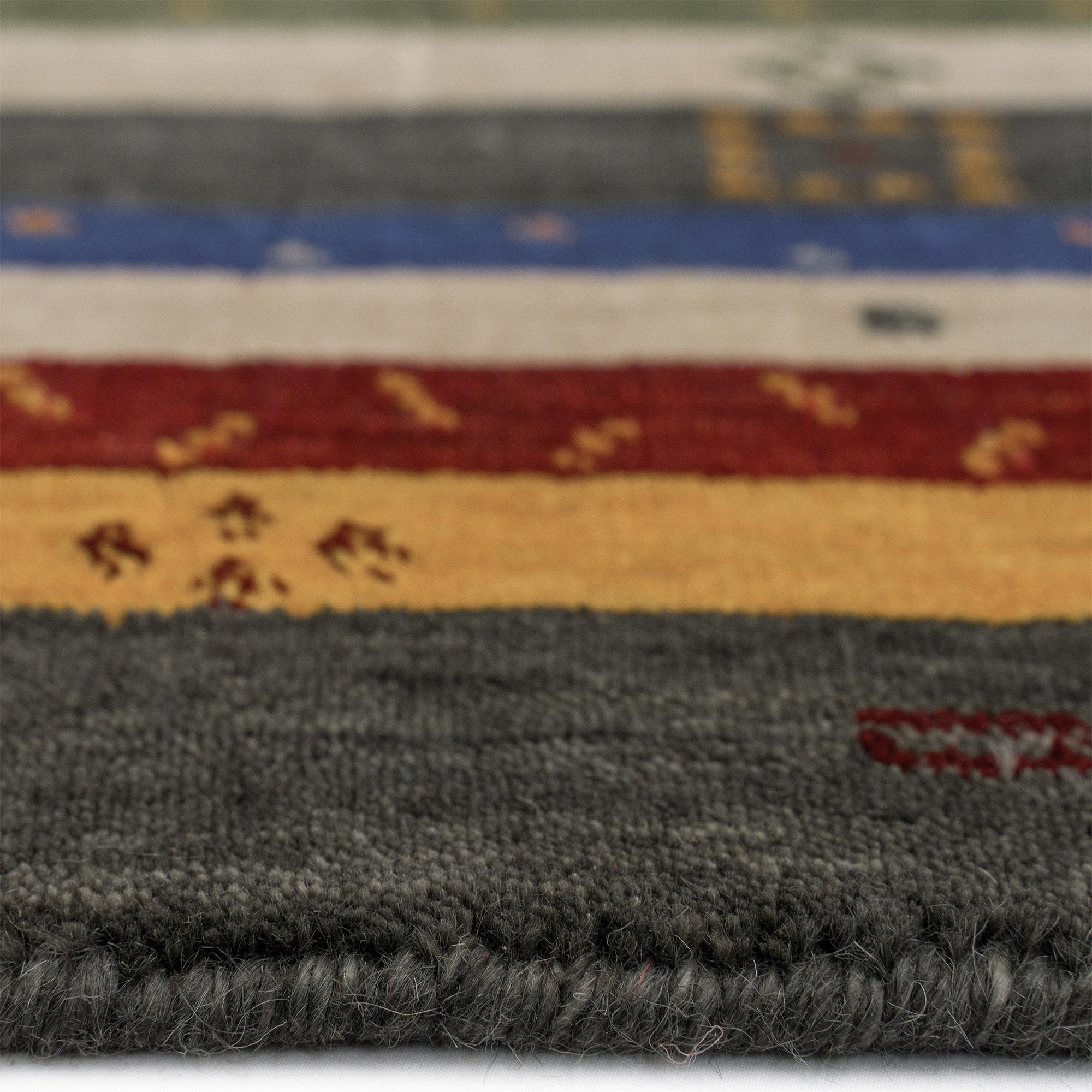 Simply Gabbeh Multi Hand Loomed Area Rug Rectangle image