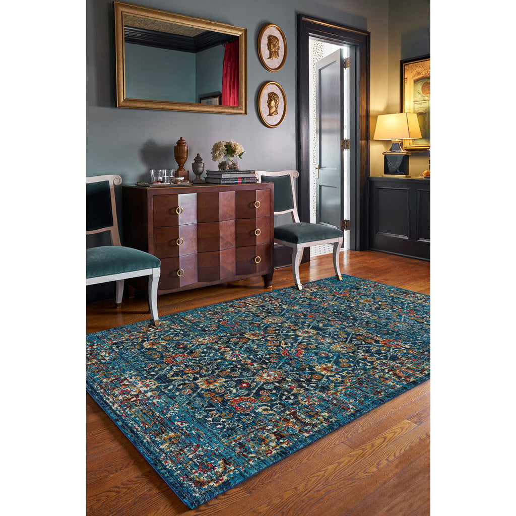 Banaz-Kayseri Midnight Blue Machine Mad Rectangle image