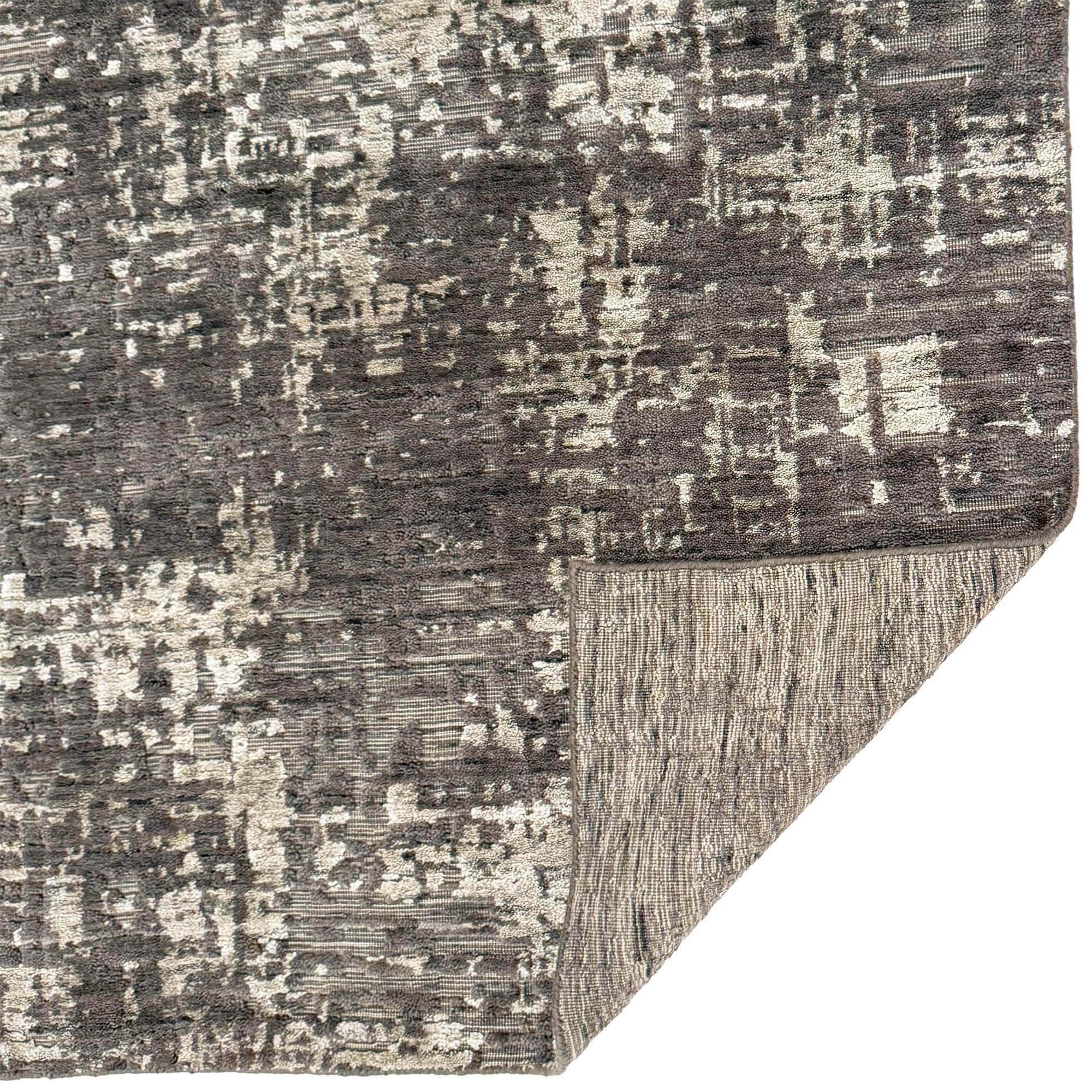 Antissa Coal Hand Loomed Area Rug Rectangle image