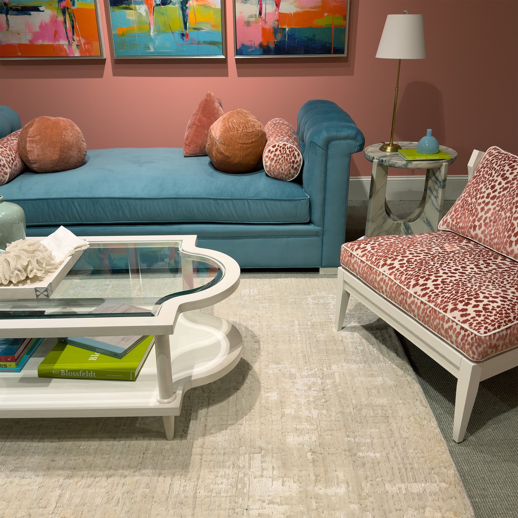 Antissa Shell Hand Loomed Area Rug Rectangle image