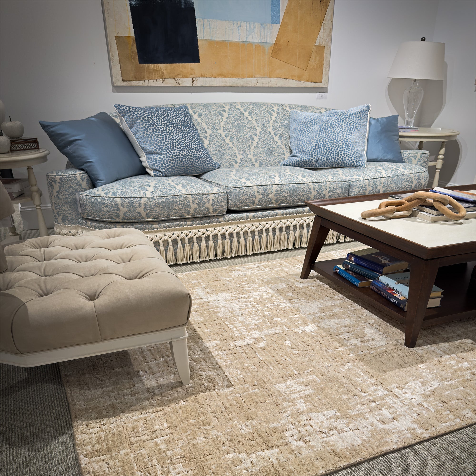 Antissa Dune Hand Loomed Area Rug Rectangle image