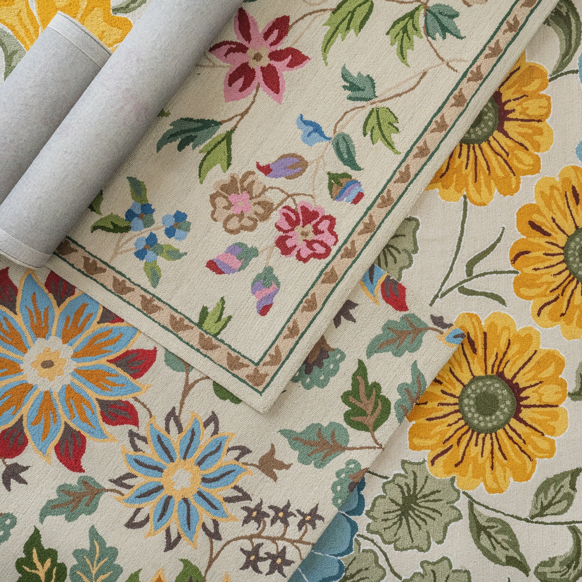 Jardin Multi Hand Tufted Rug Rectangle image