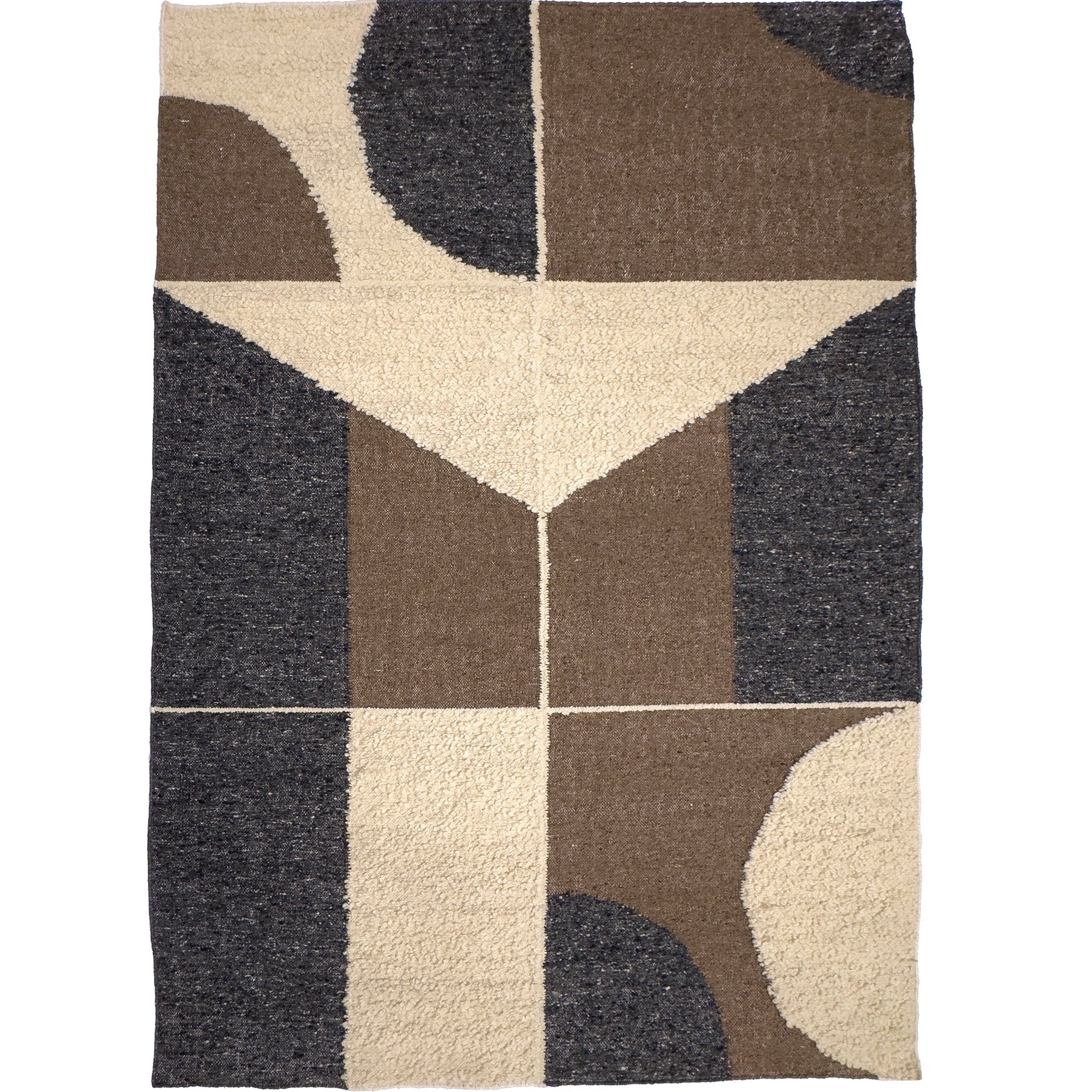 Rabat Wood Hand Woven Area Rug Rectangle image