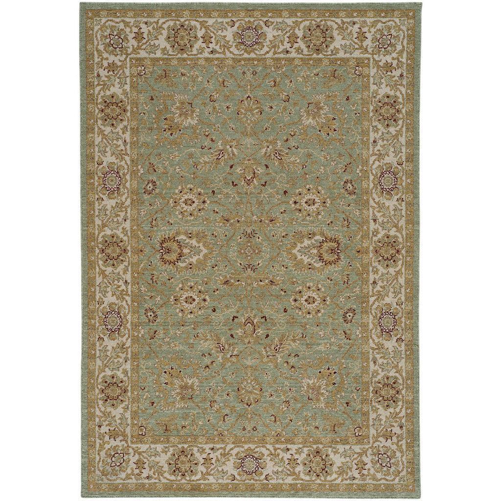 Century-Floret Lt. Green Machine Woven Rug Rectangle image