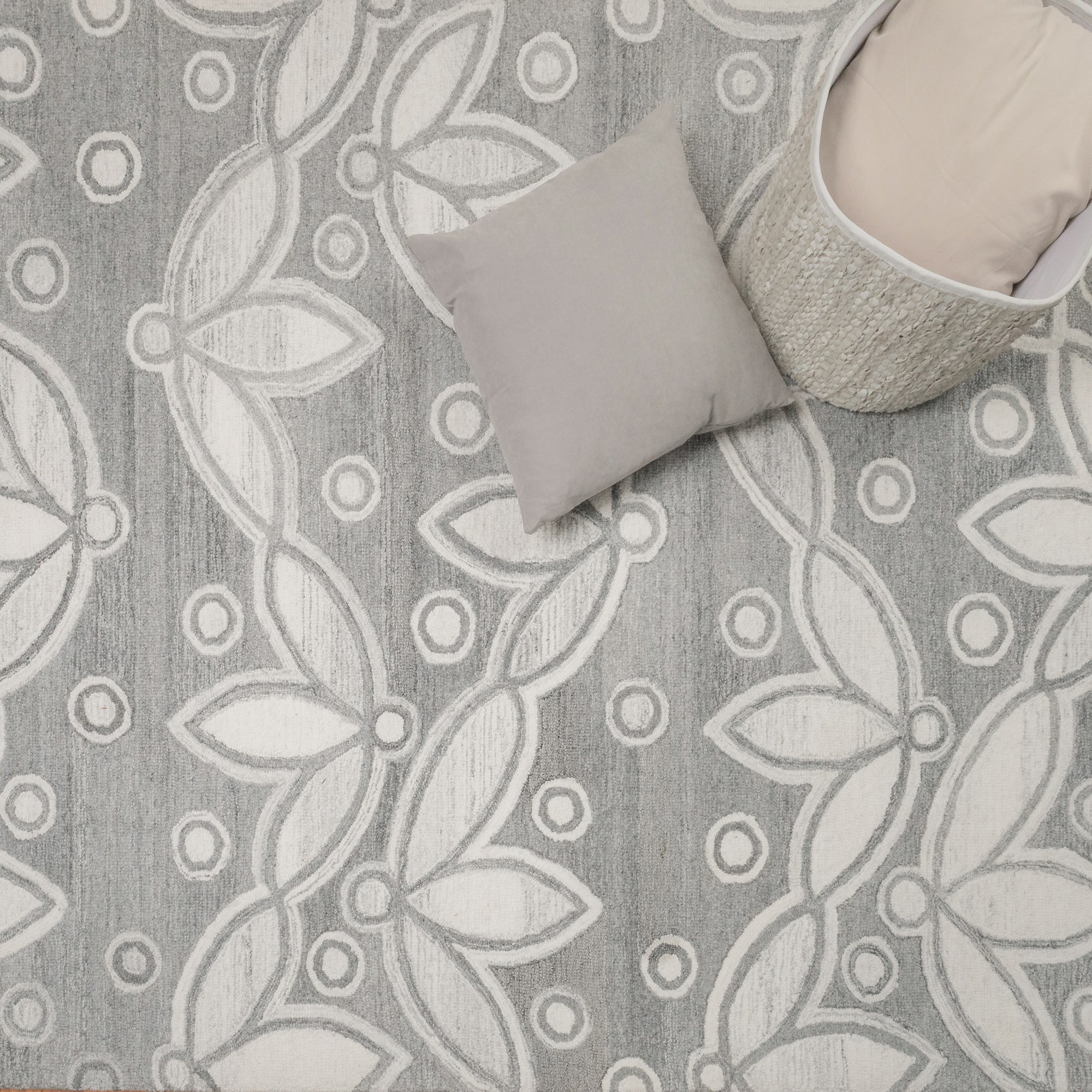 Happy Day Marble Hand Tufted Rug Rectangle image